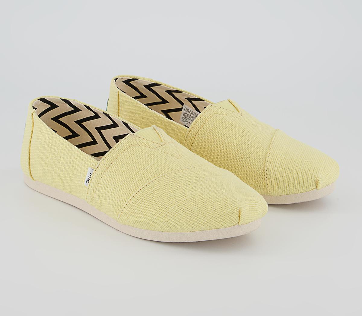 TOMS Alpargata Slip Ons TOMS Alpargata Slip Ons Banana Yellow