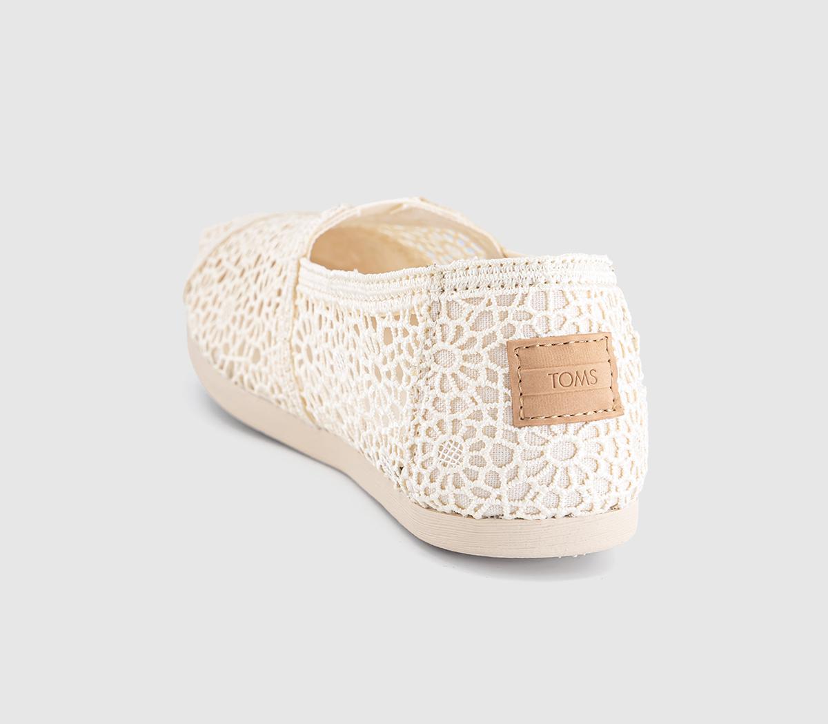 TOMSAlpargata FlatsNatural Moroccan Crochet