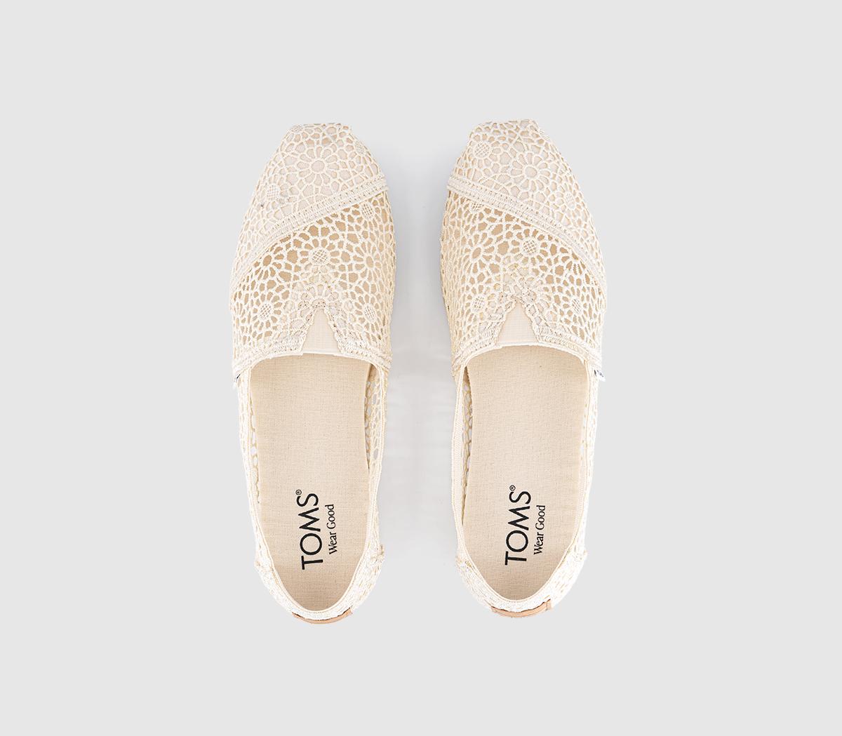 TOMSAlpargata FlatsNatural Moroccan Crochet