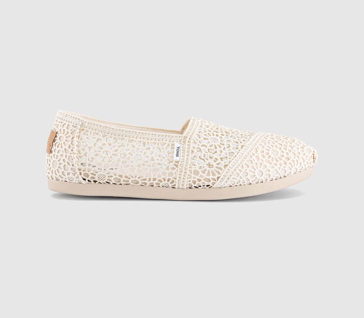 TOMS Alpargata Flats Natural Moroccan Crochet - Flat Shoes for Women