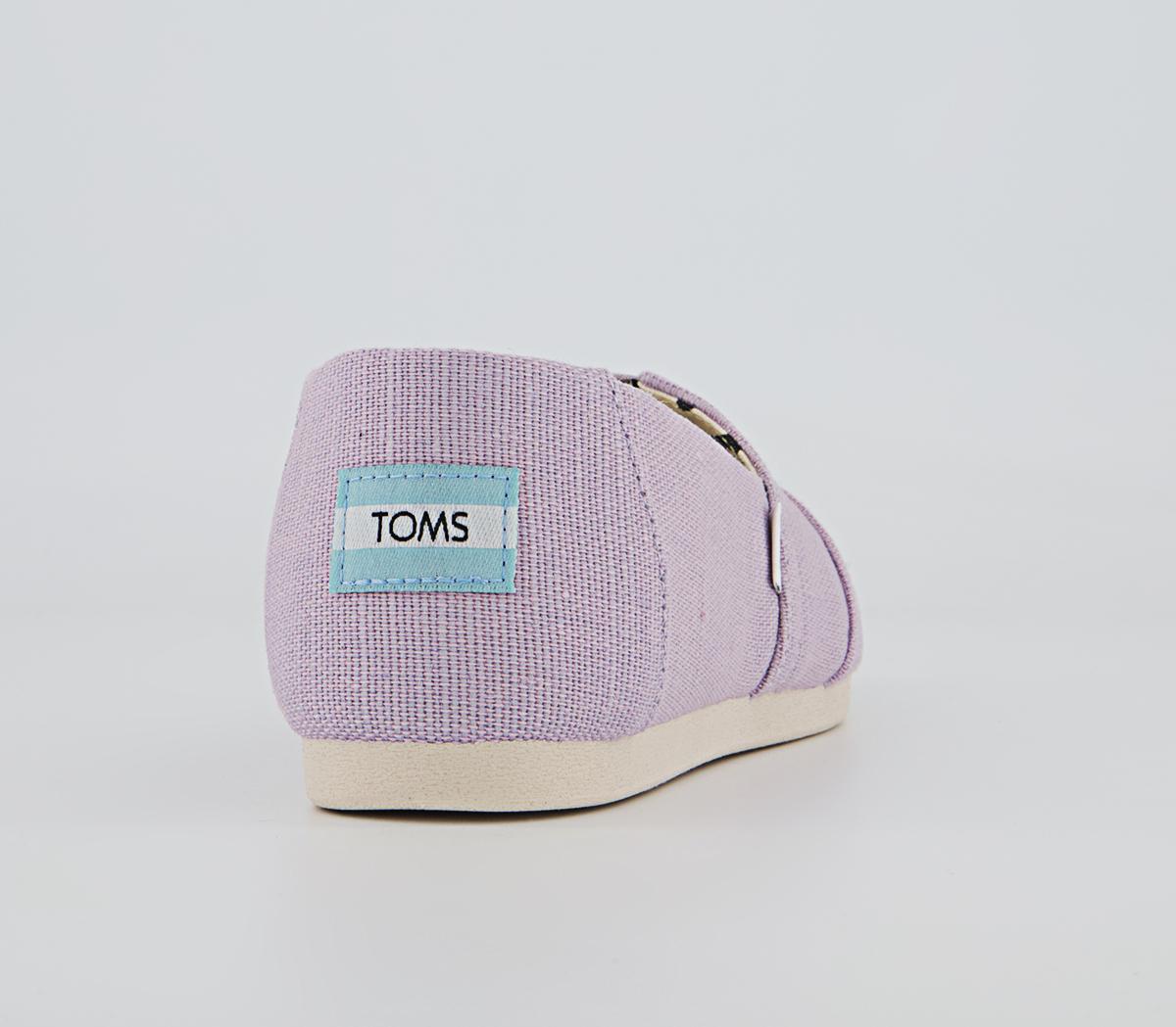 TOMS Alpargata Slip Ons TOMS Alpargata Slip Ons Light Orchid