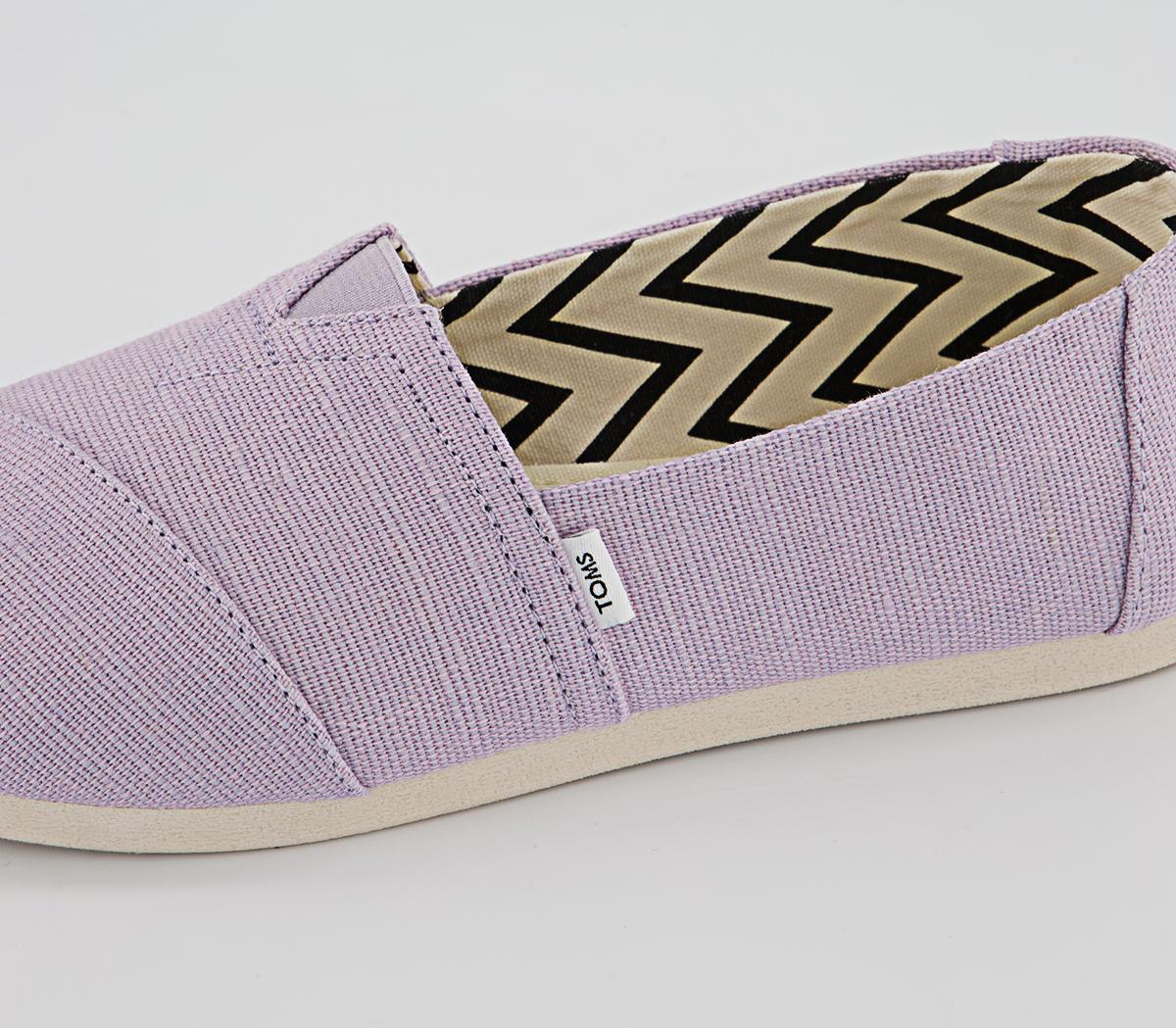 TOMS Alpargata Slip Ons TOMS Alpargata Slip Ons Light Orchid