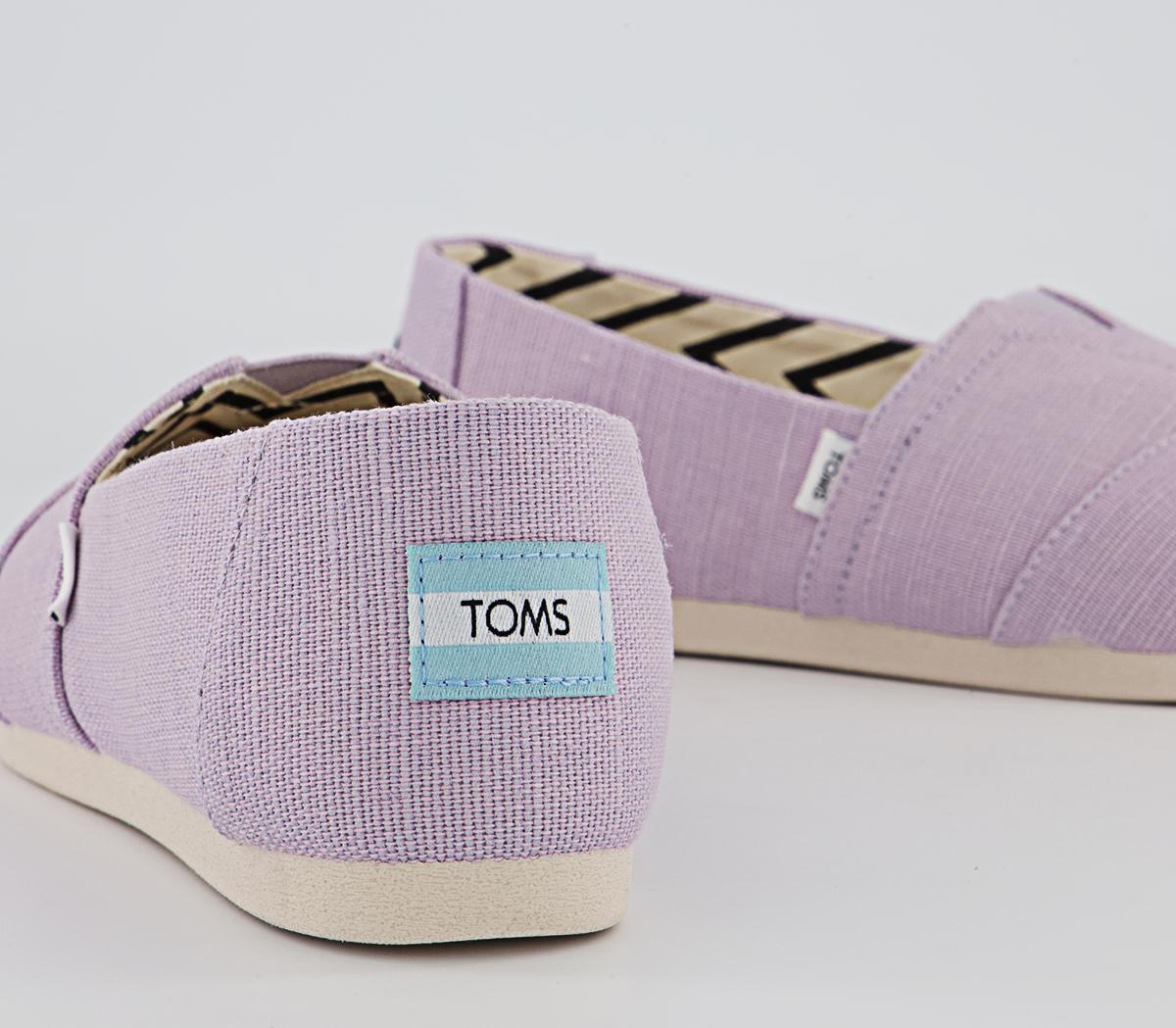 TOMS Alpargata Slip Ons TOMS Alpargata Slip Ons Light Orchid