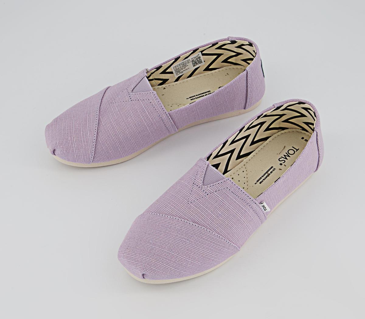 TOMS Alpargata Slip Ons TOMS Alpargata Slip Ons Light Orchid