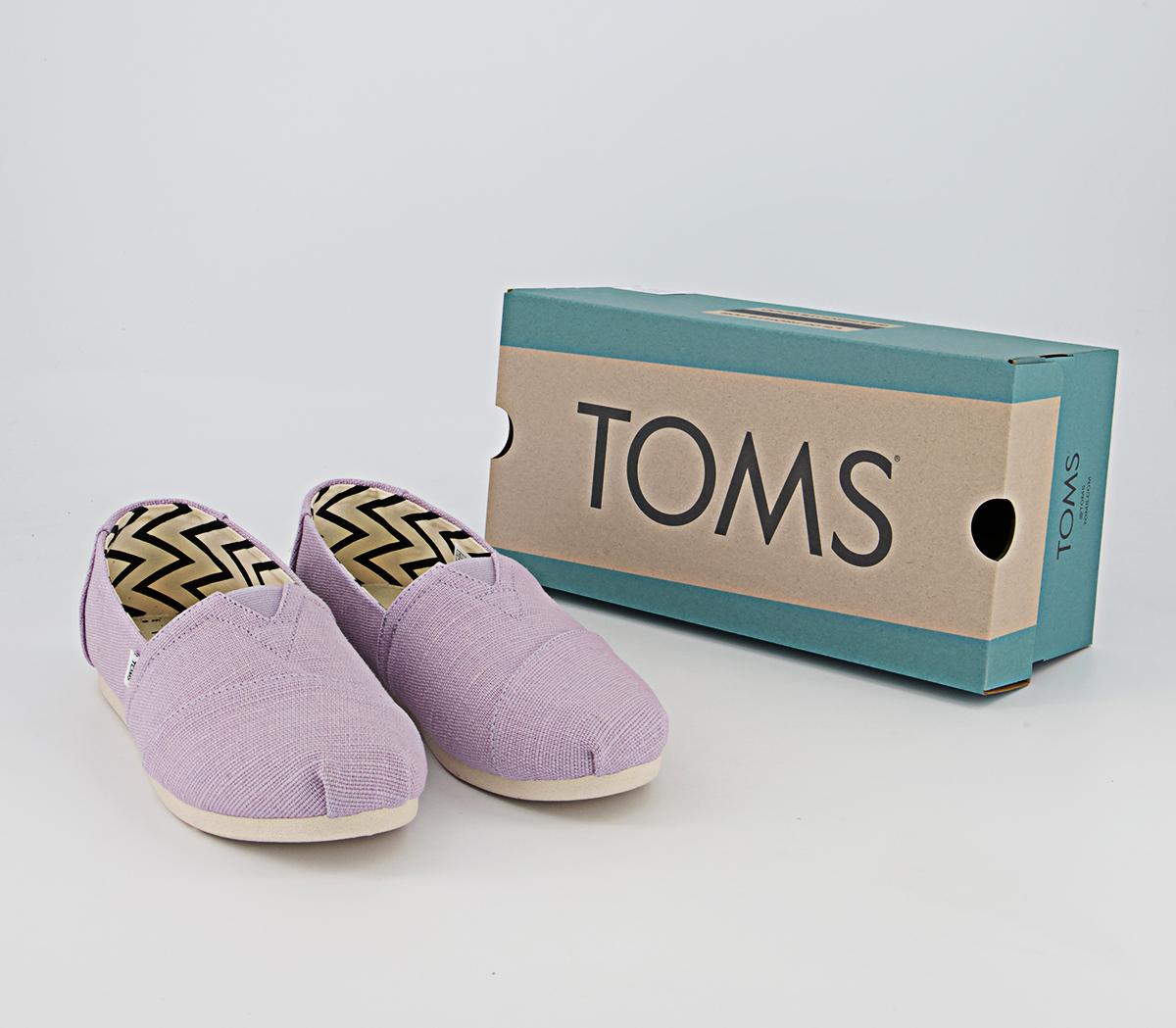 TOMS Alpargata Slip Ons TOMS Alpargata Slip Ons Light Orchid