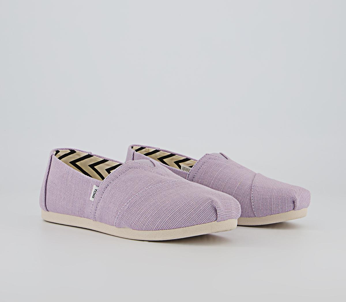 TOMS Alpargata Slip Ons TOMS Alpargata Slip Ons Light Orchid