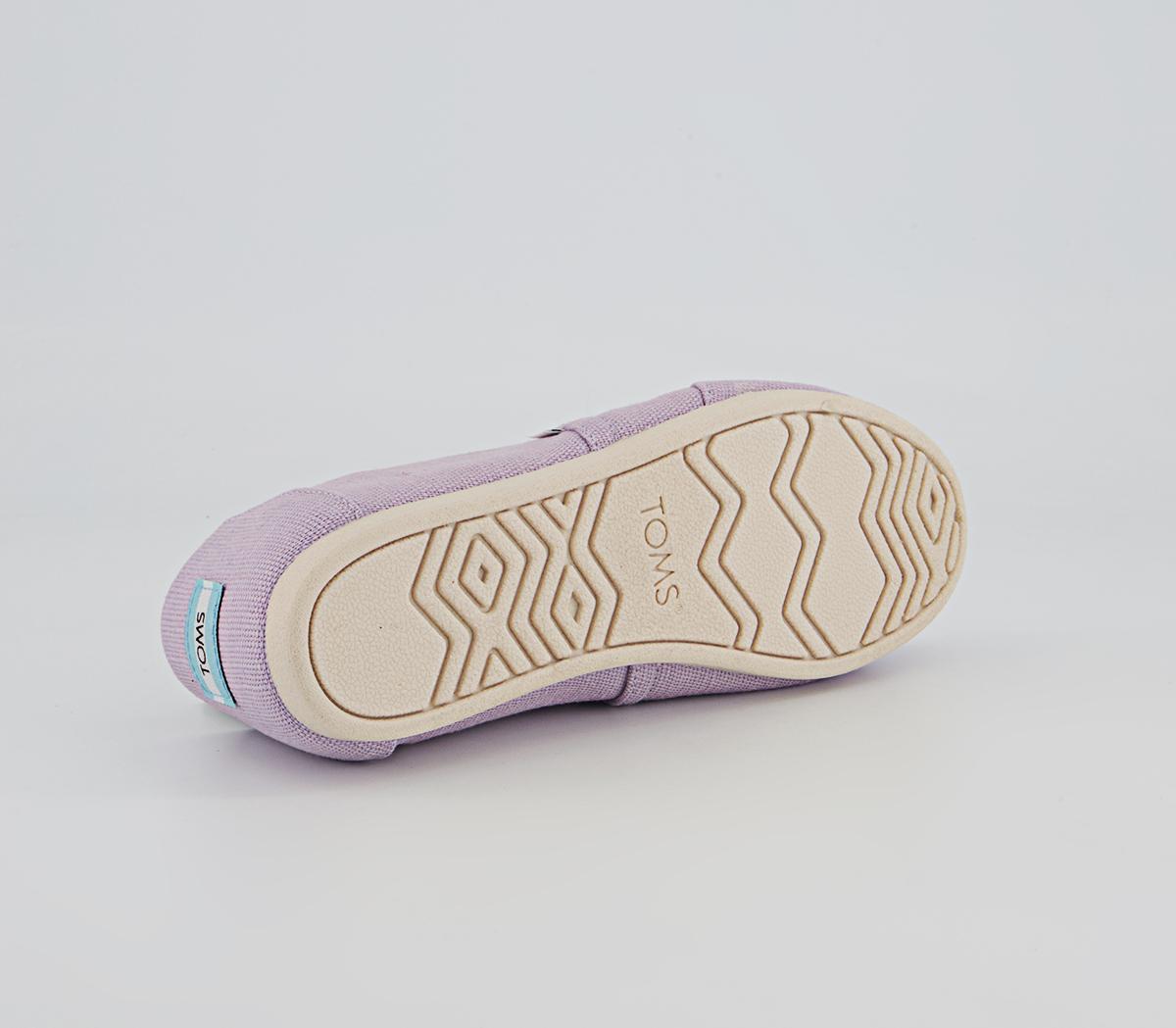 TOMS Alpargata Slip Ons TOMS Alpargata Slip Ons Light Orchid