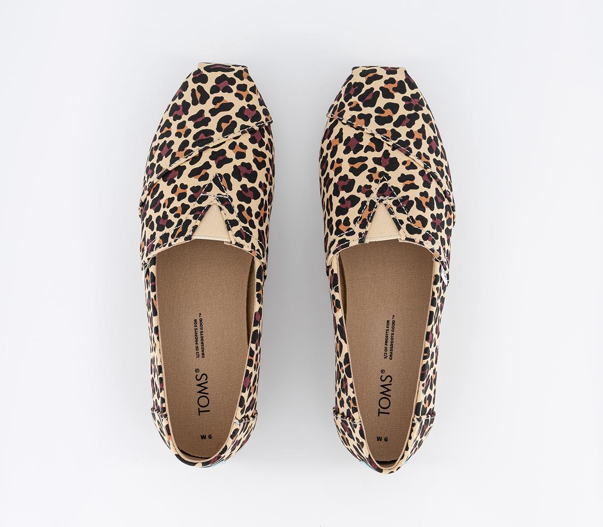 TOMSAlpargata Slip Ons Leopard Animal Print
