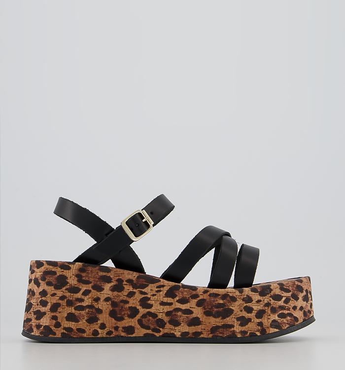 animal print platform shoes