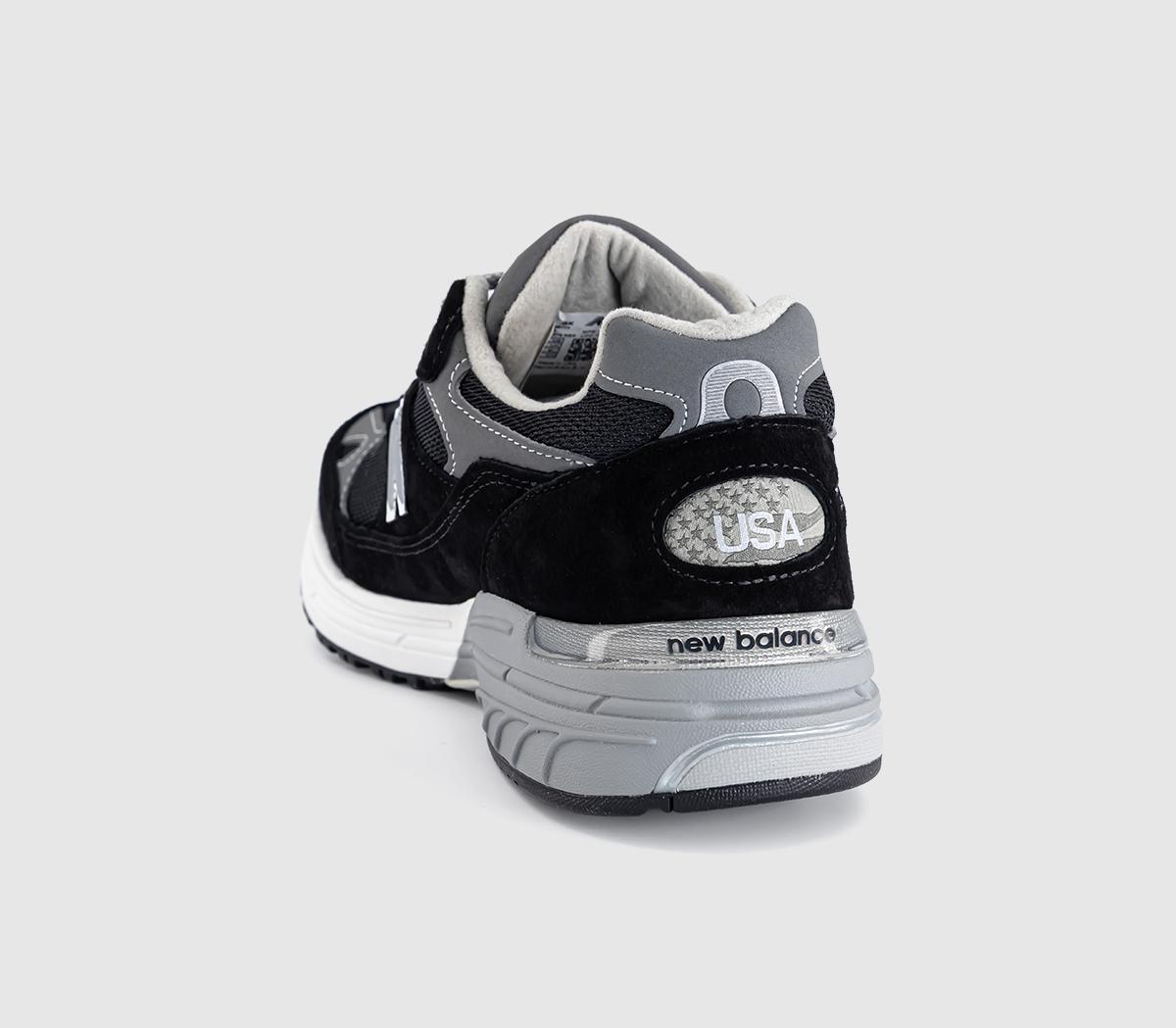 New Balance 993 Trainers Black White - Men's Trainers
