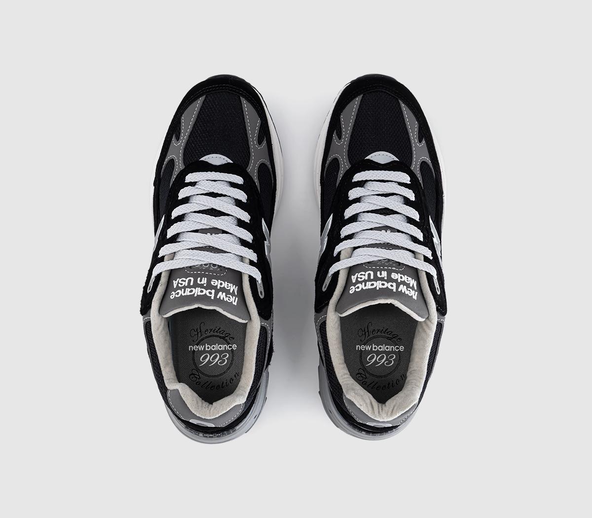 New Balance993 TrainersBlack White