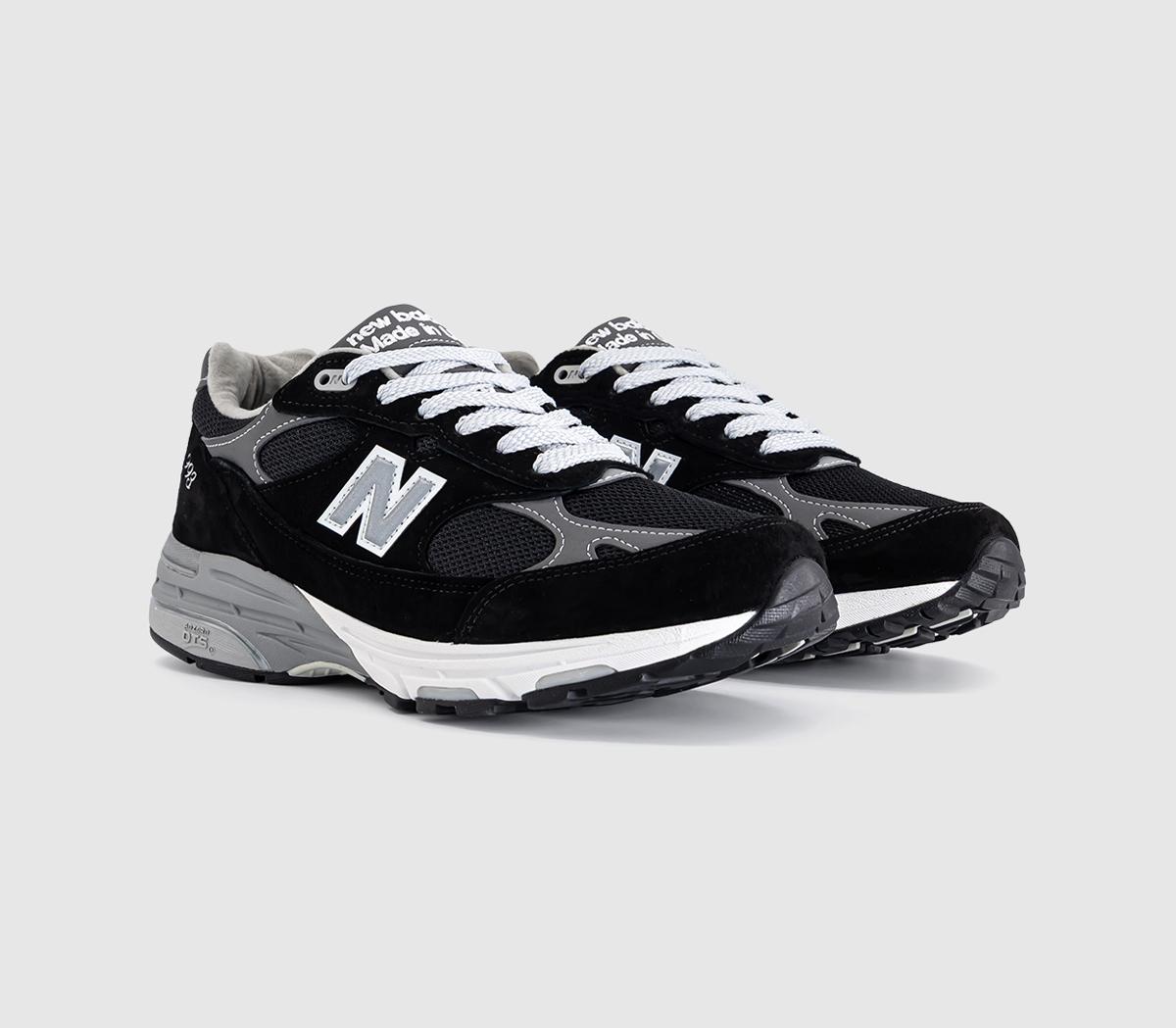 スニーカー newbalance 993 bk 26.5 New Balance 993 Trainers Black White - Men's Trainers