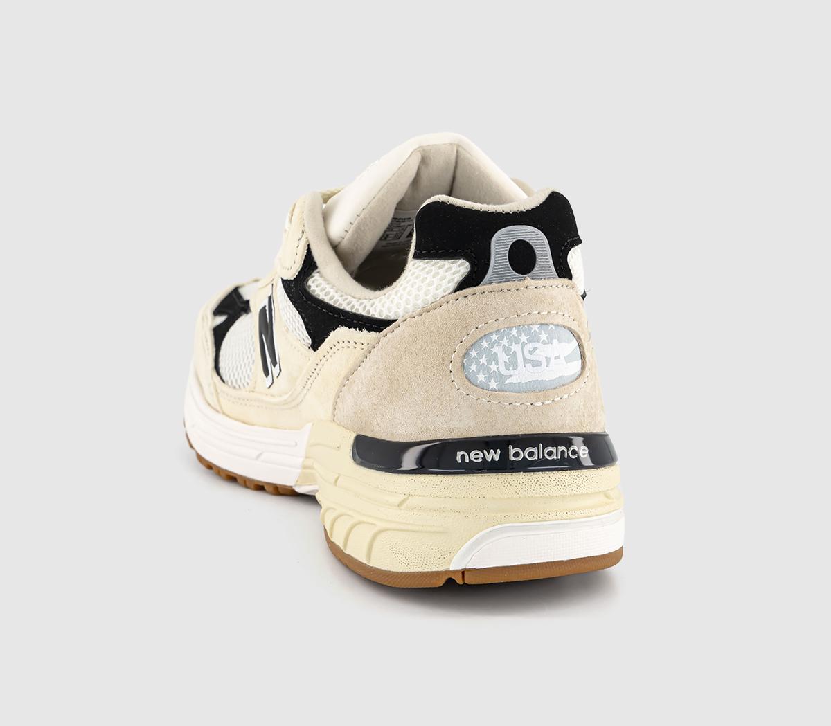 New Balance993 'Made in USA' TrainersSea Salt Black