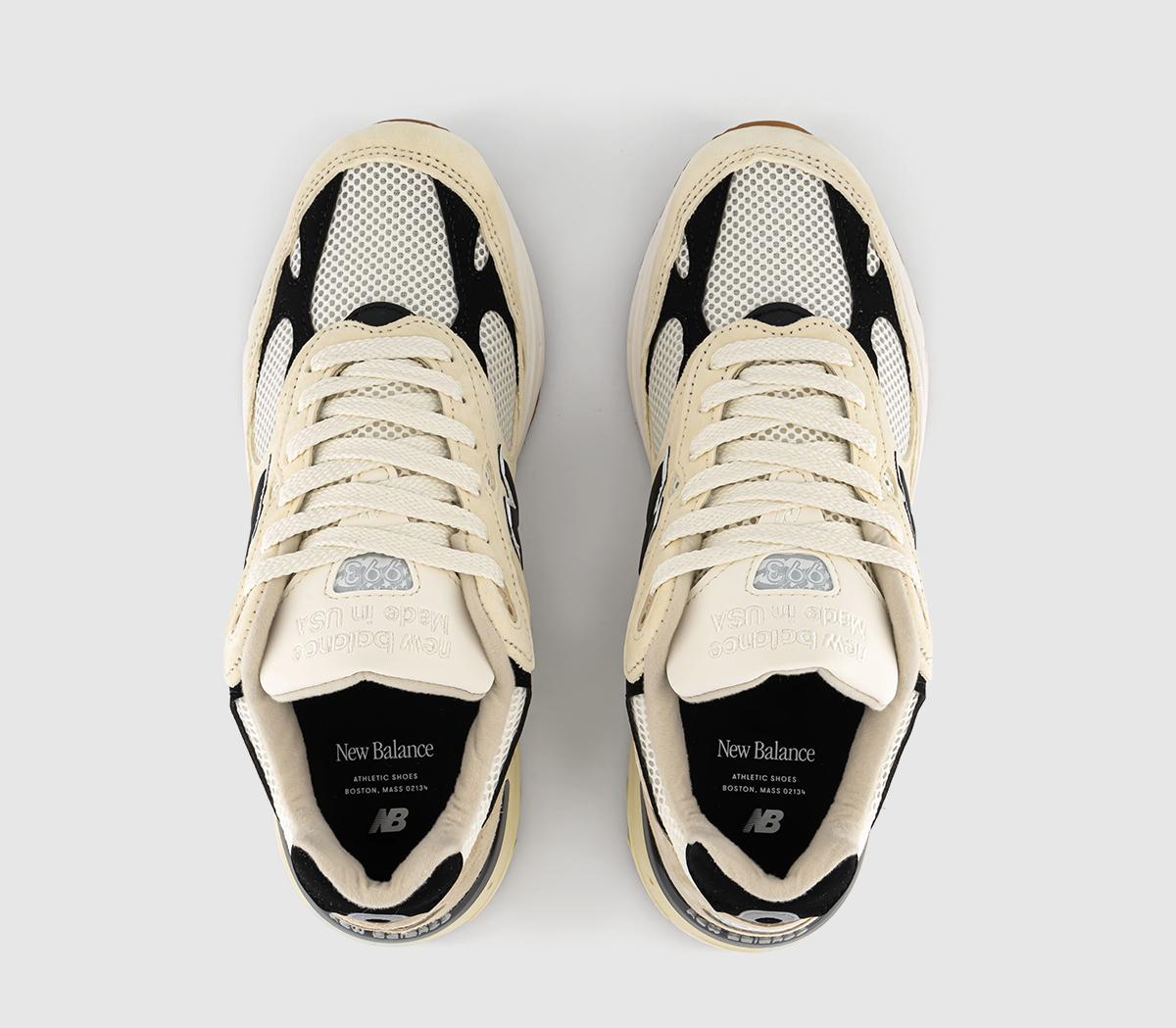 New Balance993 'Made in USA' TrainersSea Salt Black