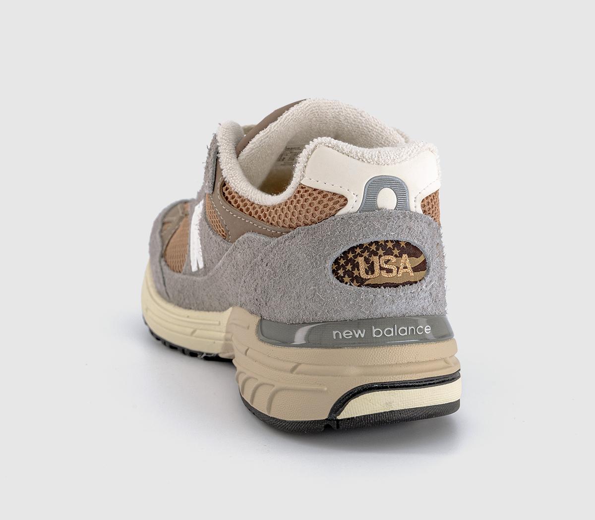 New Balance993 'Made in USA' TrainersShadow Grey Driftwood