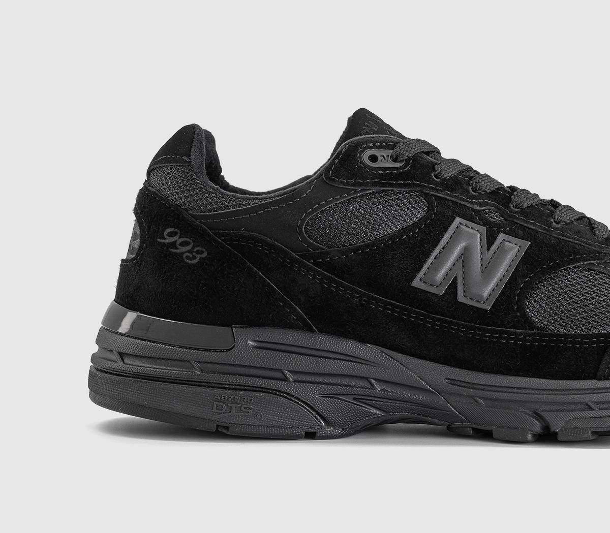 New Balance993 'Made in USA' TrainersTriple Black