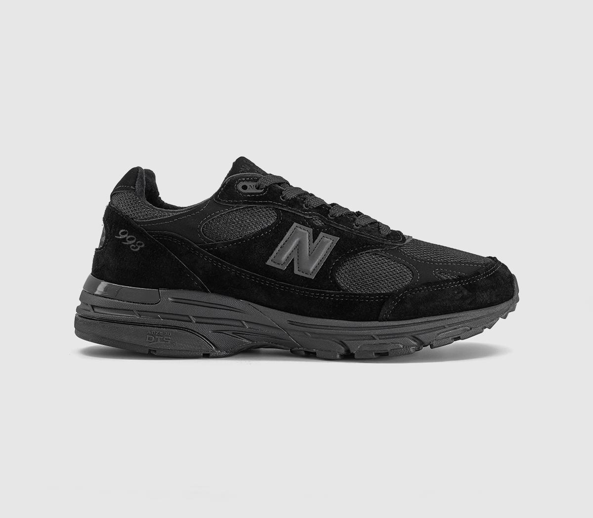 New Balance Mens 993 ‘Made in Usa’ Trainers Triple Black, 7