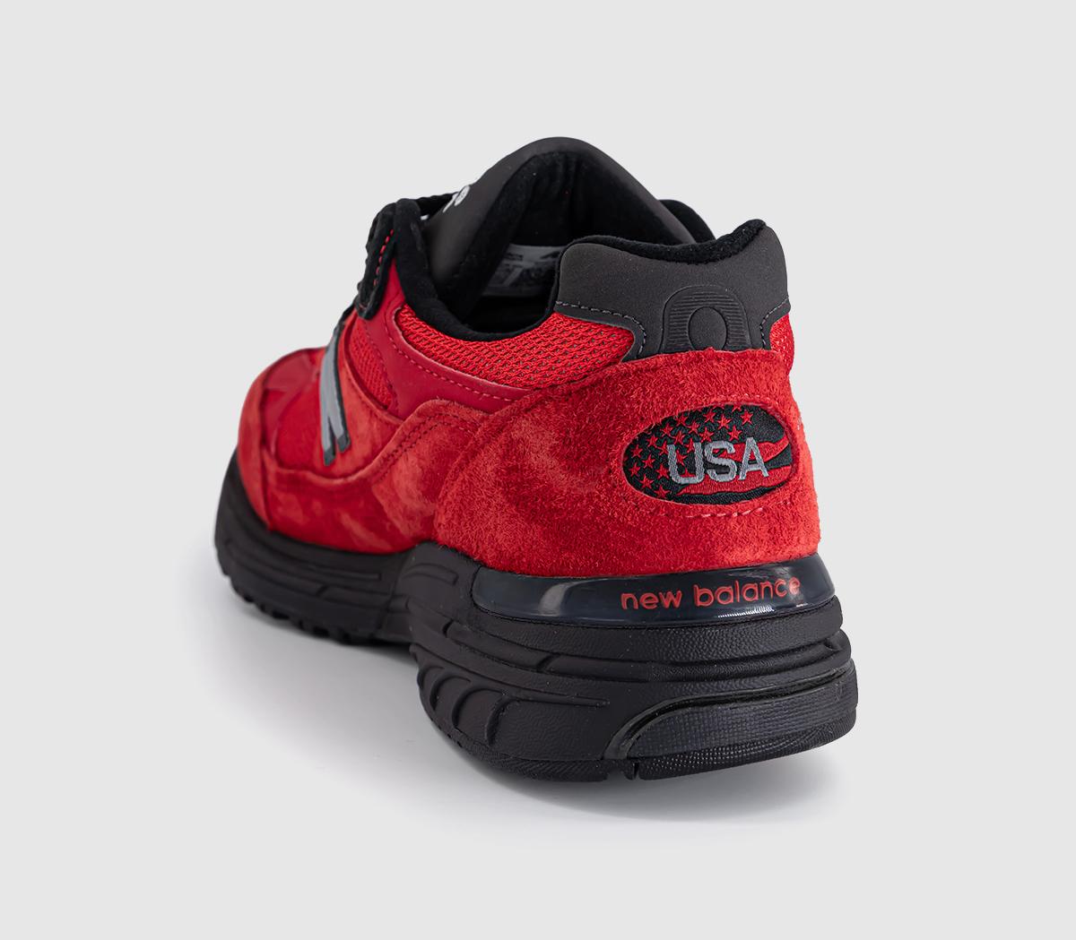 New Balance993 'Made in USA' TrainersTeam Red