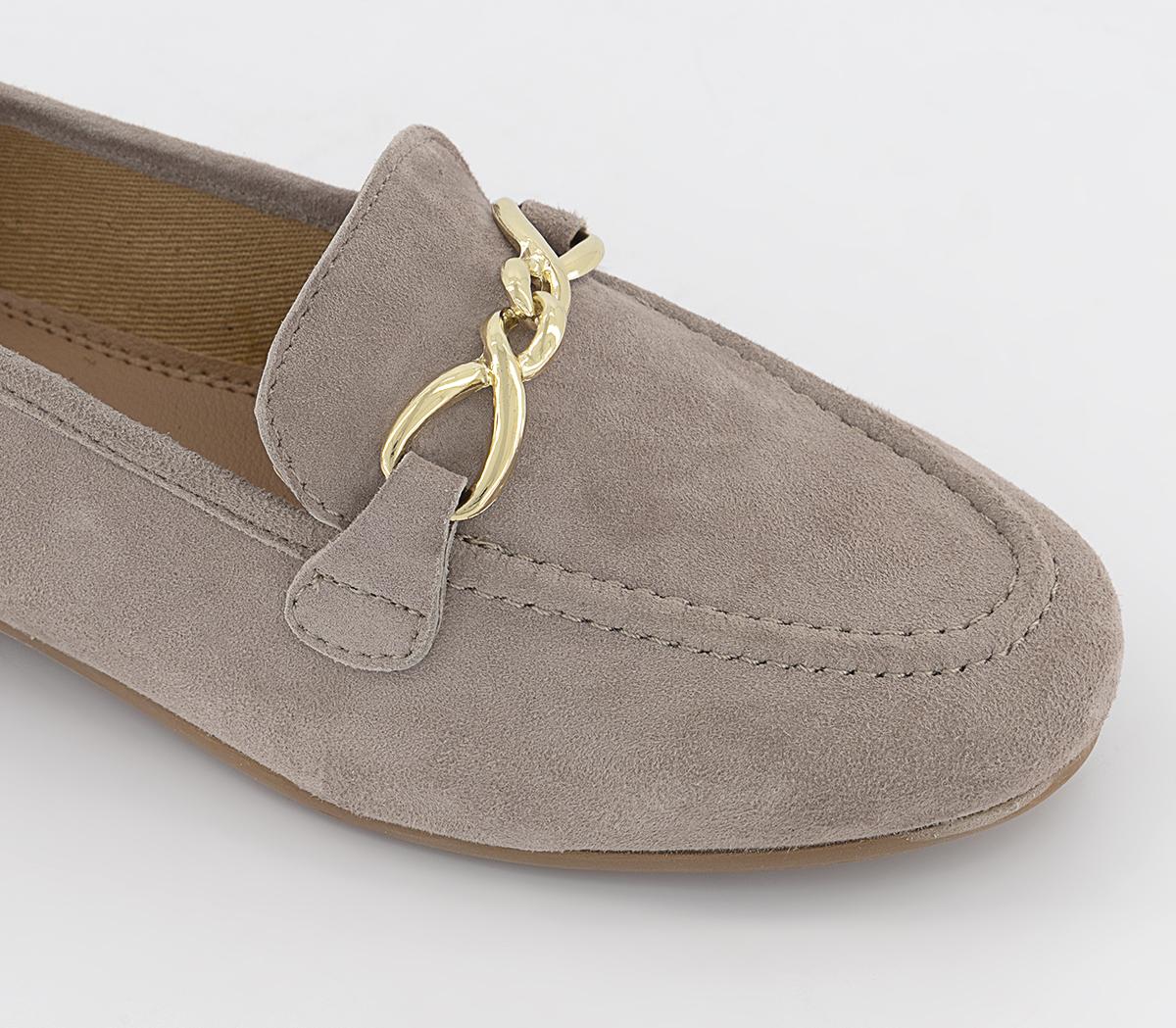 OFFICEFreddie Suede LoafersTaupe Suede