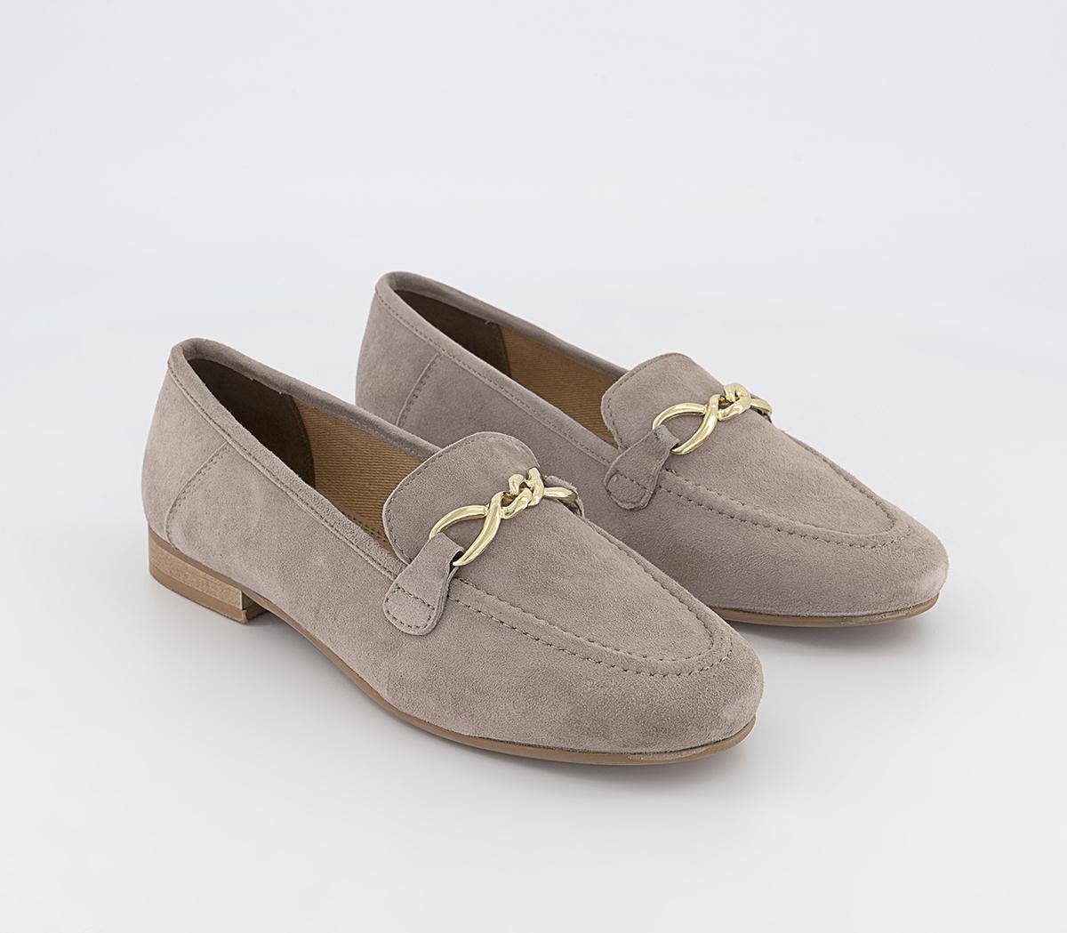 OFFICEFreddie Suede LoafersTaupe Suede