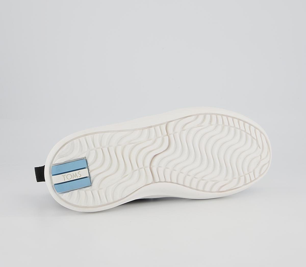 TOMS Alpargata Rover Slip Ons TOMS Alpargata Rover Slip Ons Black Heritage Canvas