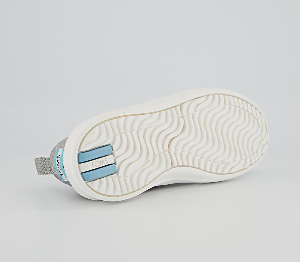 TOMS Alpargata Rover Slip Ons TOMS Alpargata Rover Slip Ons Drizzle Grey Heritage Canvas