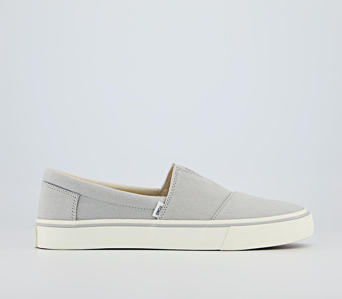 TOMSAlpargata Fenix Slip Ons TOMSAlpargata Fenix Slip OnsLunar Grey Washed Canvas