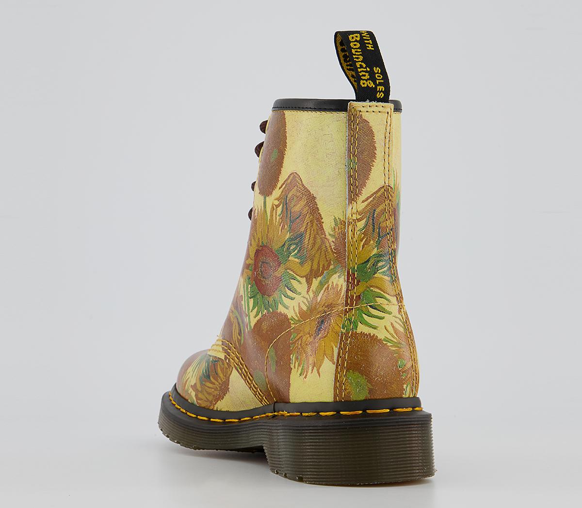 Dr. Martens 1460 Tng Sunflower Boots Yellow - Women's Boots