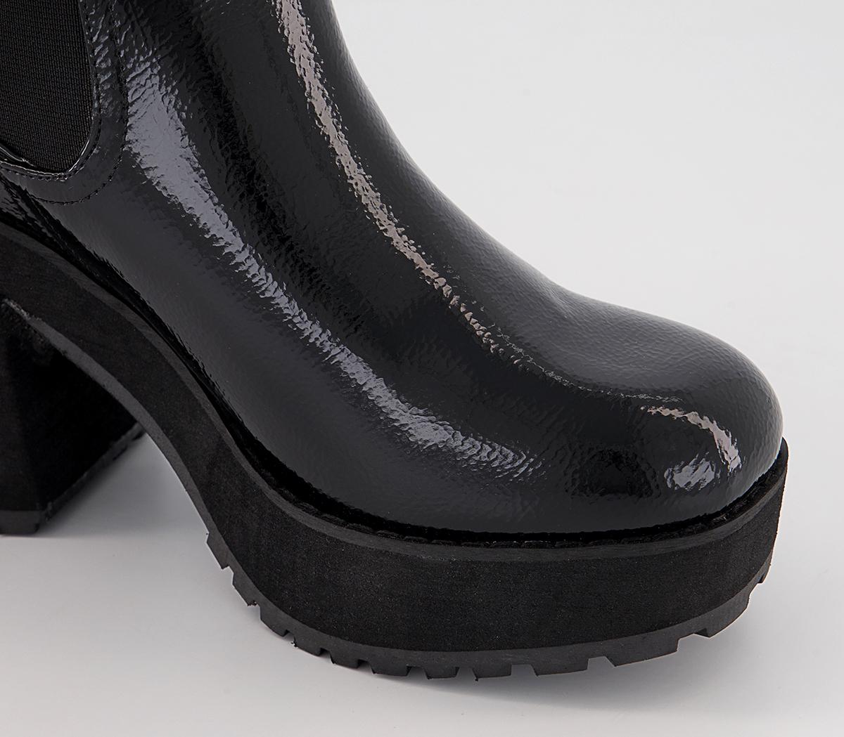 OFFICEAdelaide Platform Chelsea Boots OFFICEAdelaide Platform Chelsea BootsBlack Patent