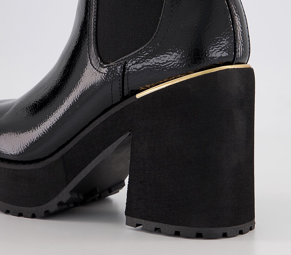 OFFICEAdelaide Platform Chelsea Boots OFFICEAdelaide Platform Chelsea BootsBlack Patent