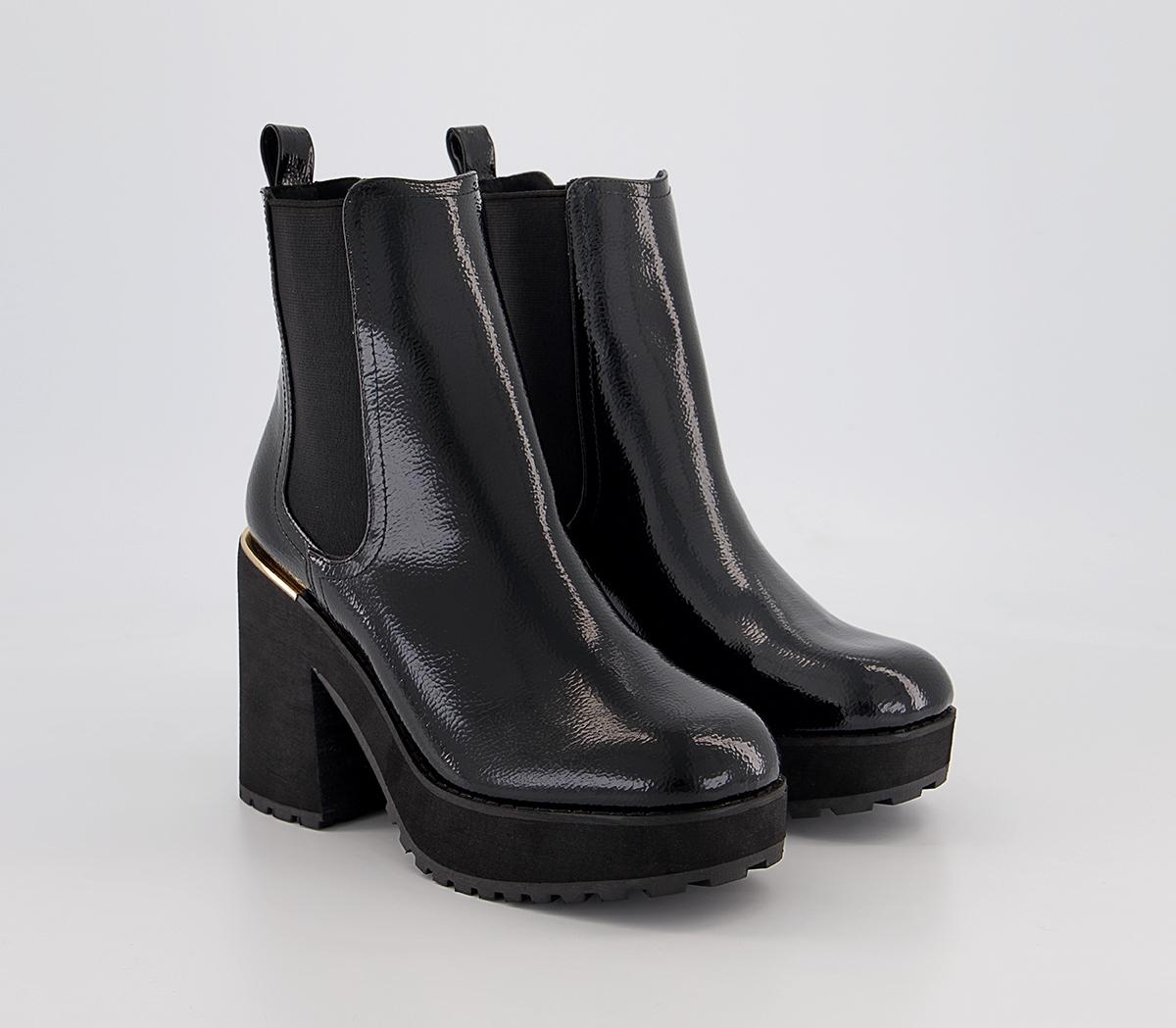 OFFICEAdelaide Platform Chelsea Boots OFFICEAdelaide Platform Chelsea BootsBlack Patent