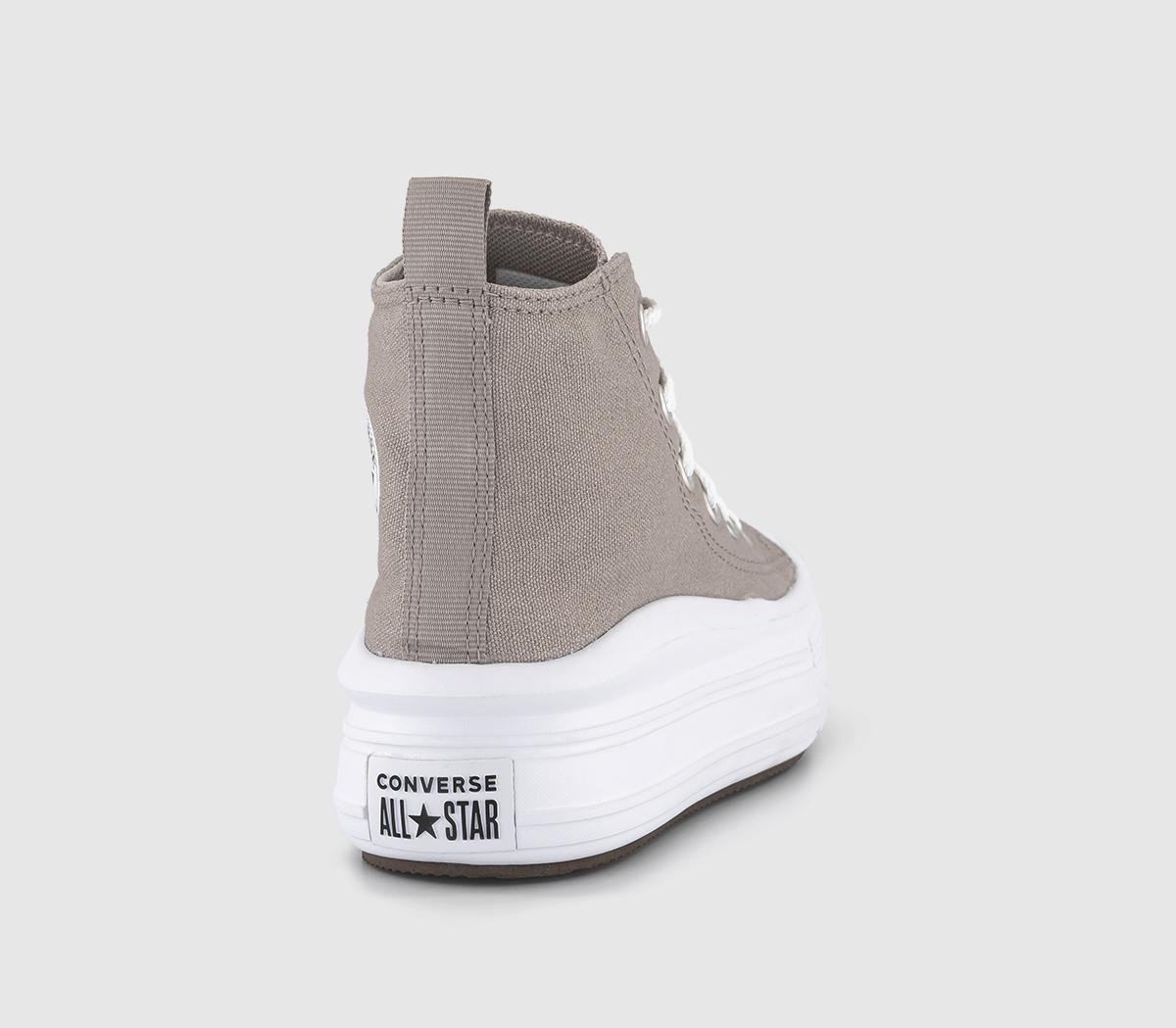 ConverseAll Star Move Kids TrainersWonder Stone White Black