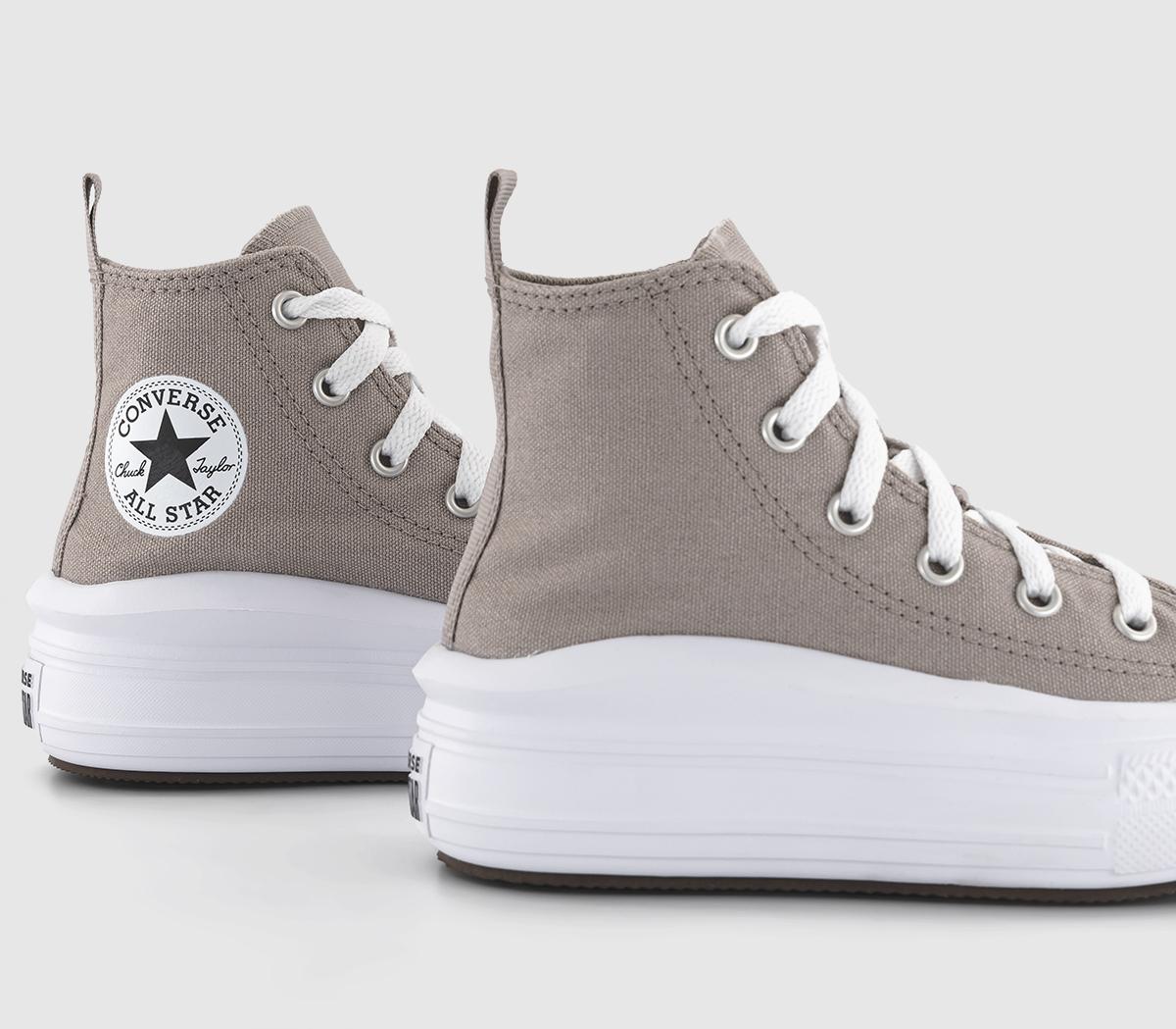ConverseAll Star Move Kids TrainersWonder Stone White Black