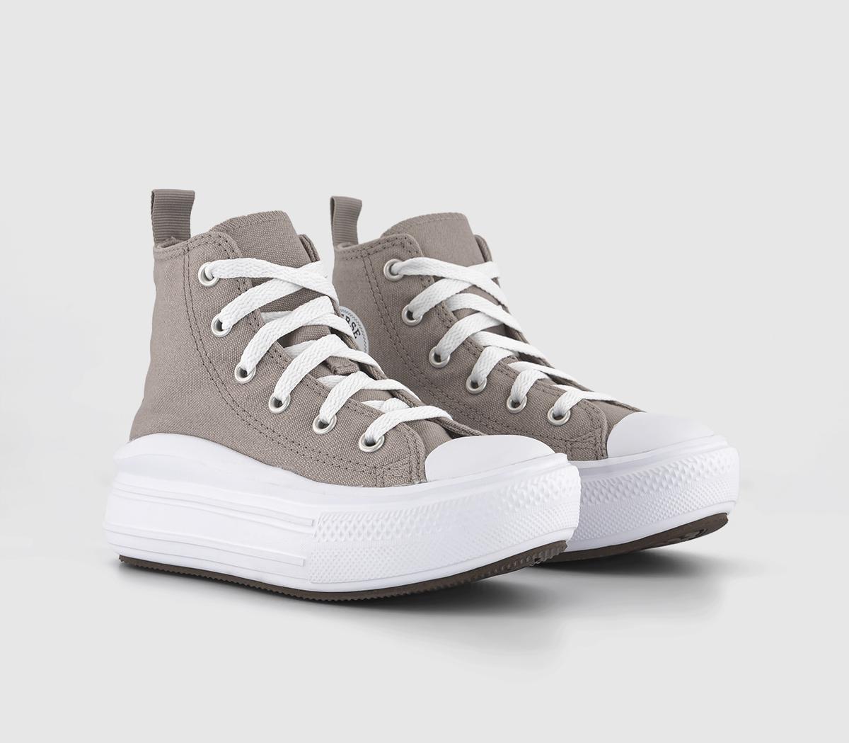 ConverseAll Star Move Kids TrainersWonder Stone White Black