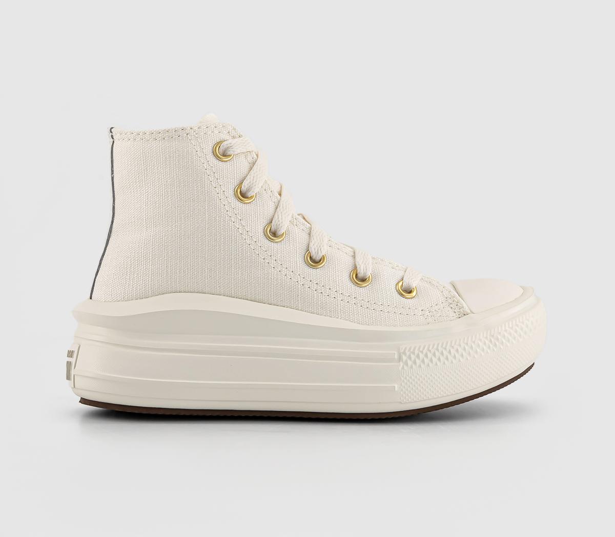 ConverseAll Star Move Youth TrainersEgret Metallic Light Gold Egret