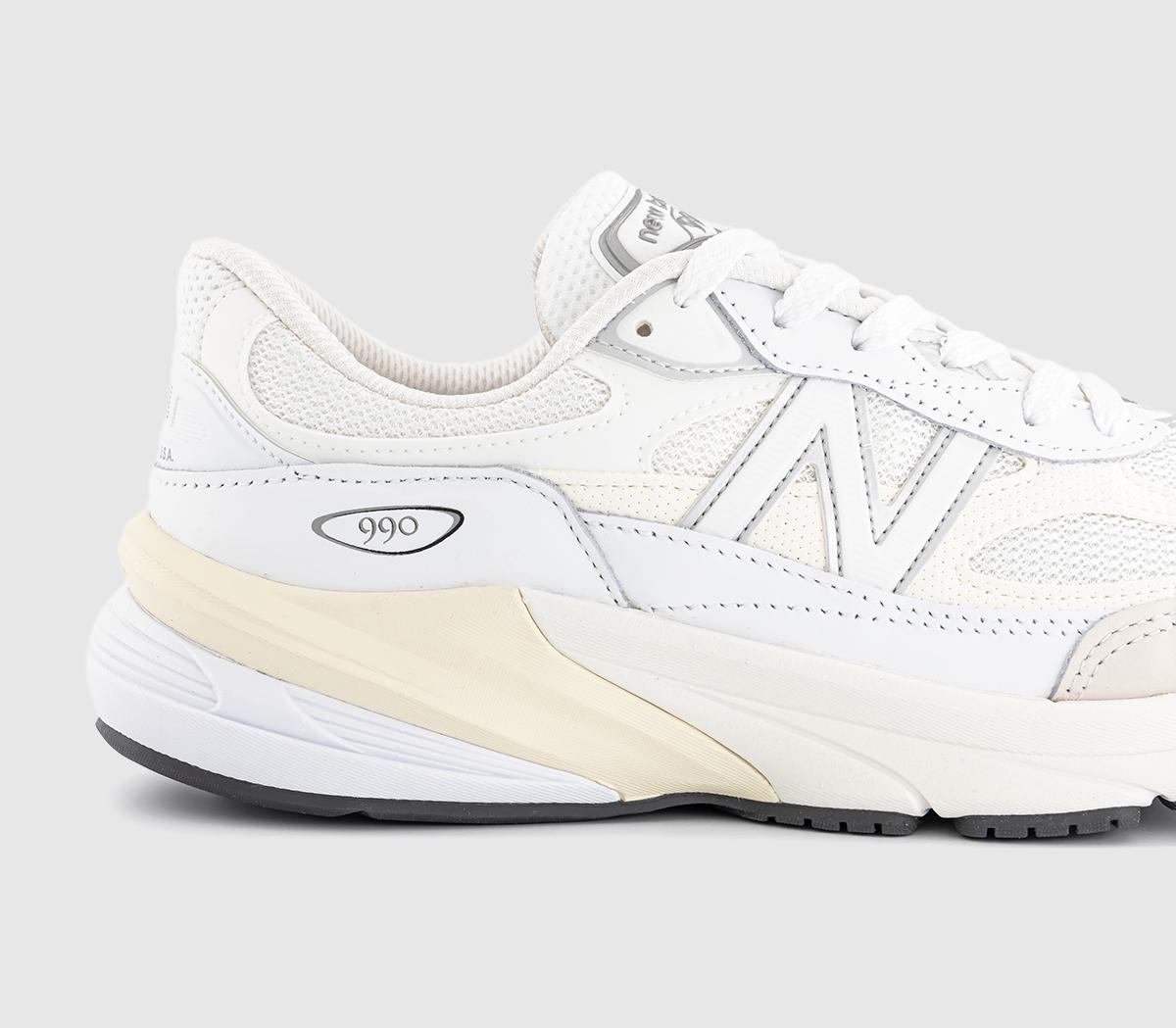 New Balance990v6 TrainersWhite Cream
