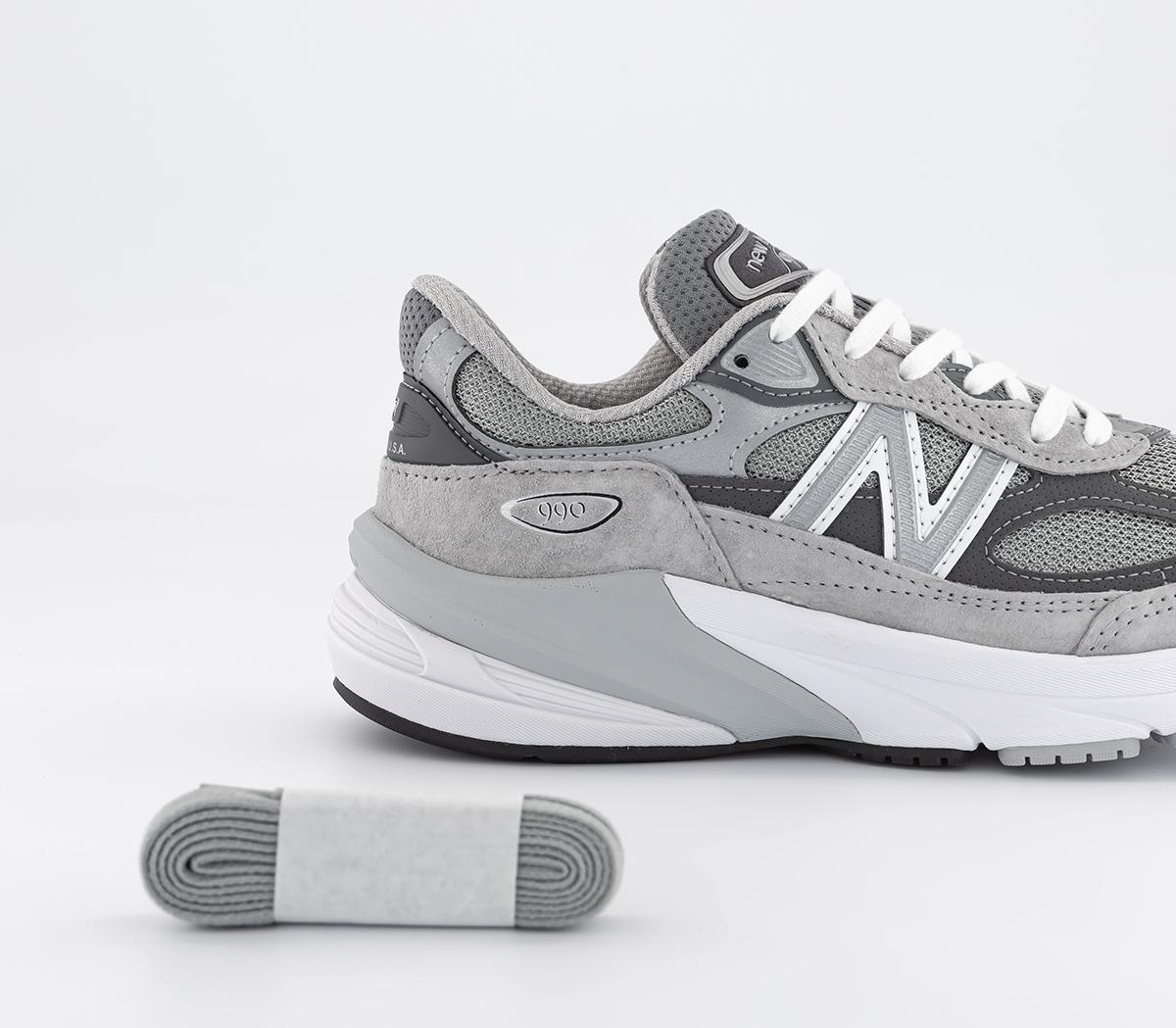New Balance990v6 Trainers Grey F