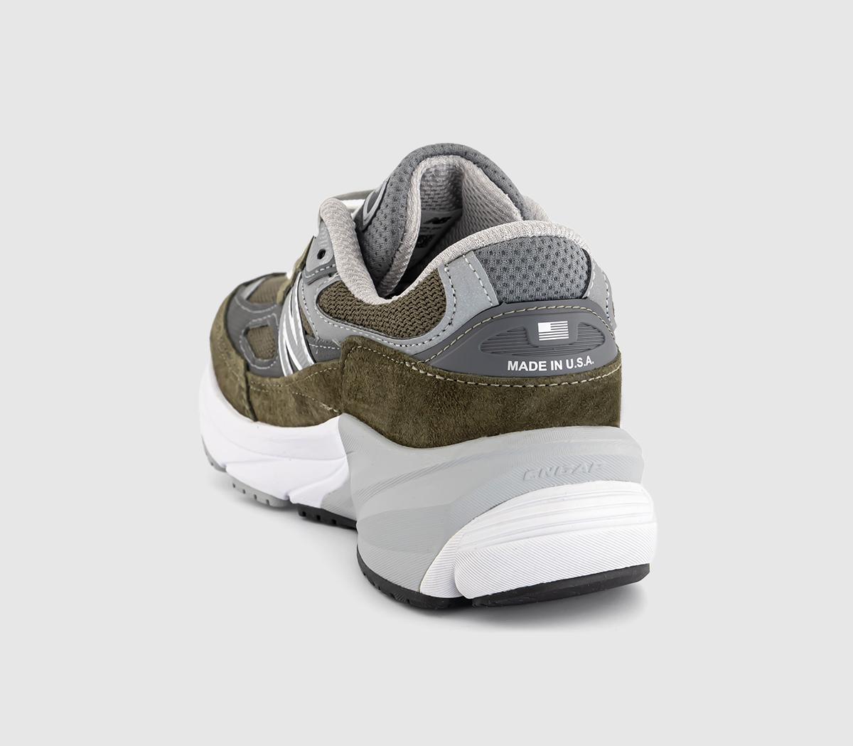 New Balance990V6 'Made in USA' TrainersOlive