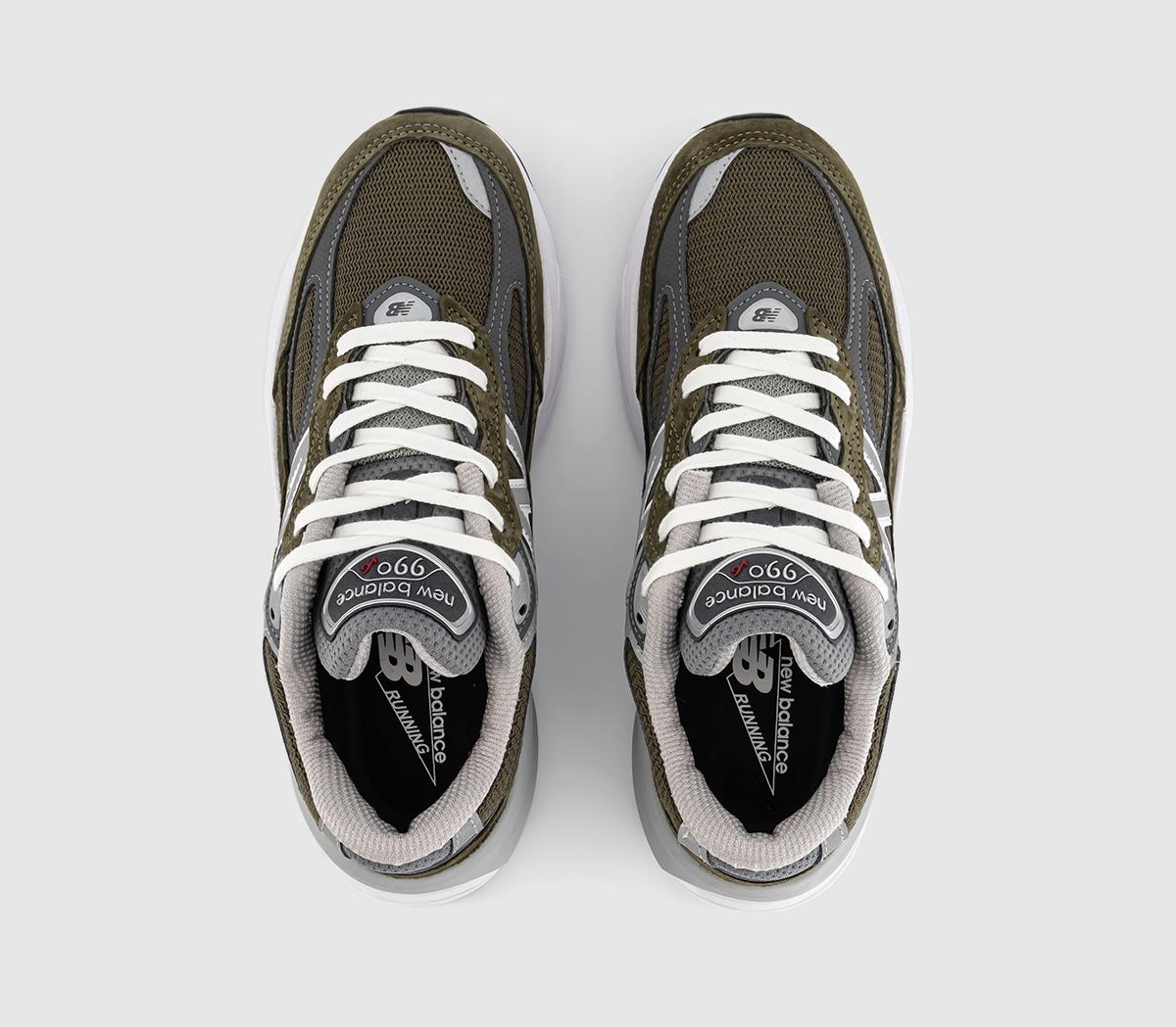 New Balance990V6 'Made in USA' TrainersOlive