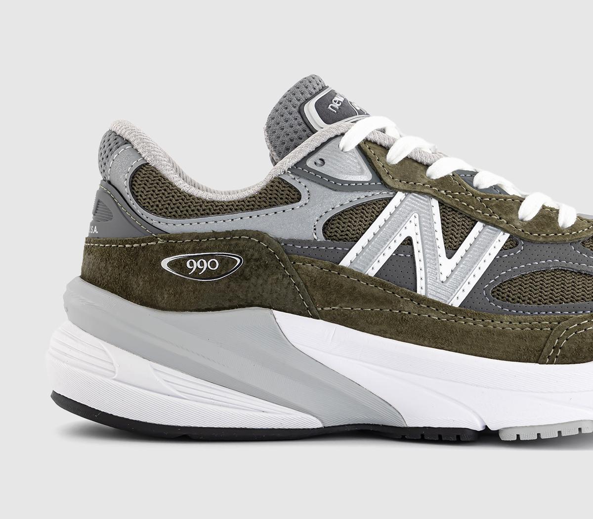 新品 【Made in USA 990v6】 ニューバランス オリーブ New Balance 990V6 Made in USA Trainers Olive - Men's Trainers