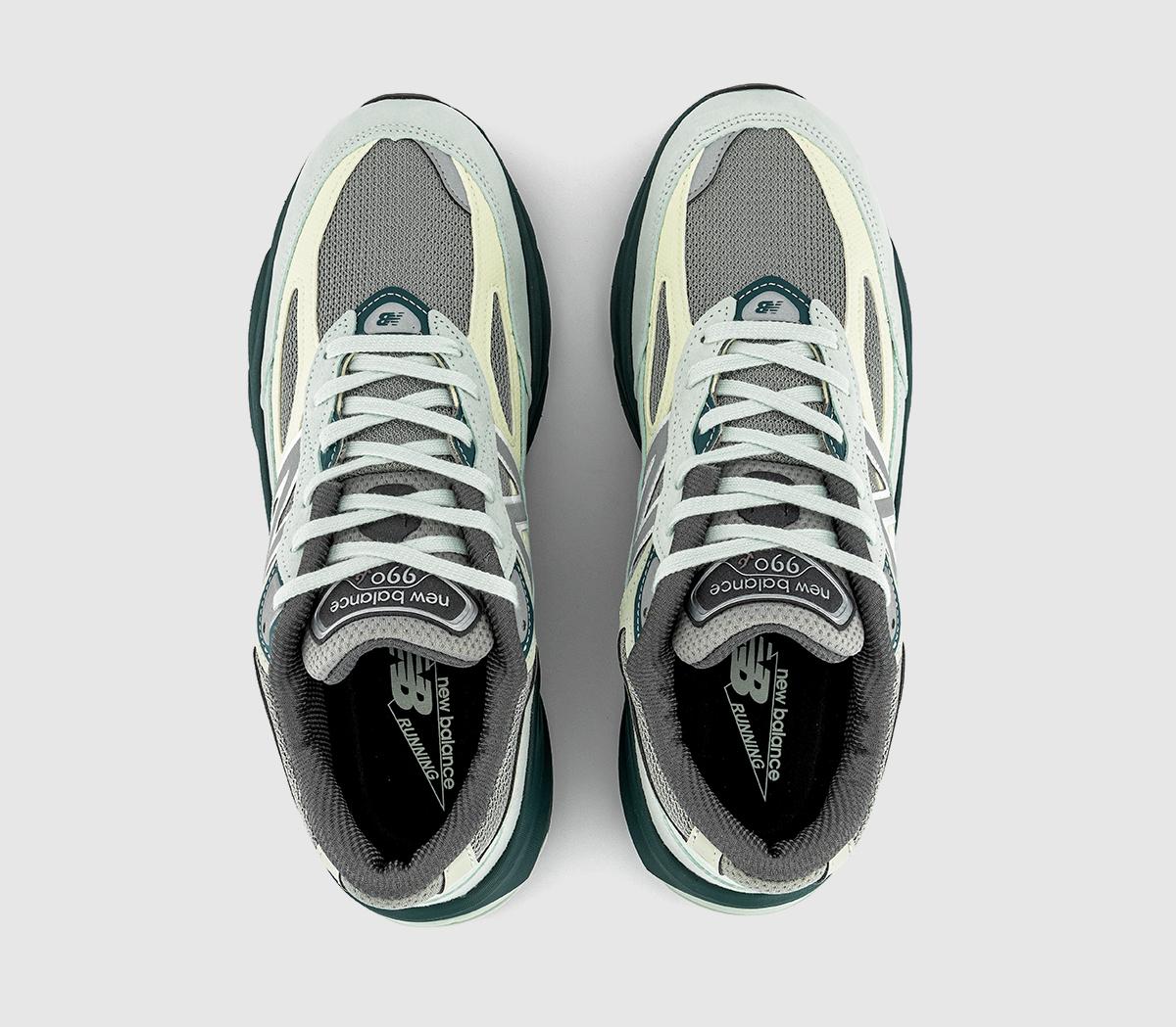 New Balance990v6 TrainersGreen Grey