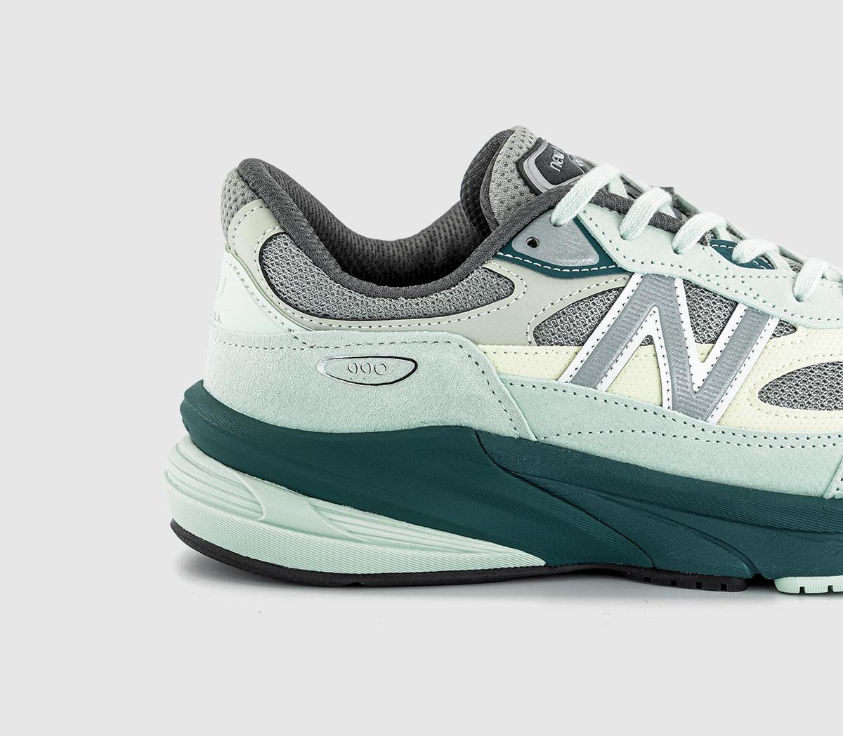 New Balance990v6 TrainersGreen Grey