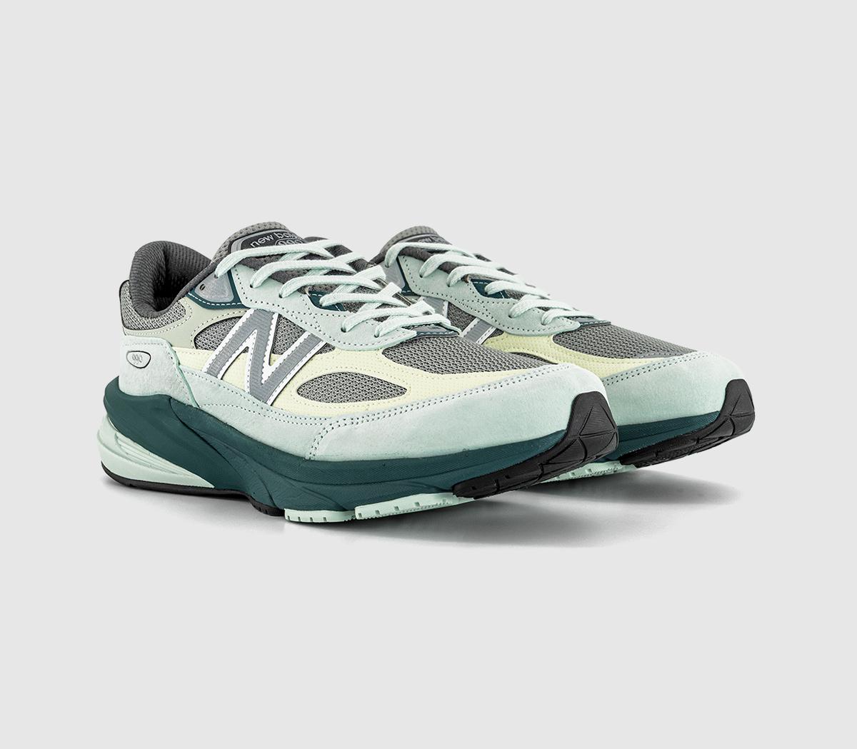 New Balance990v6 TrainersGreen Grey