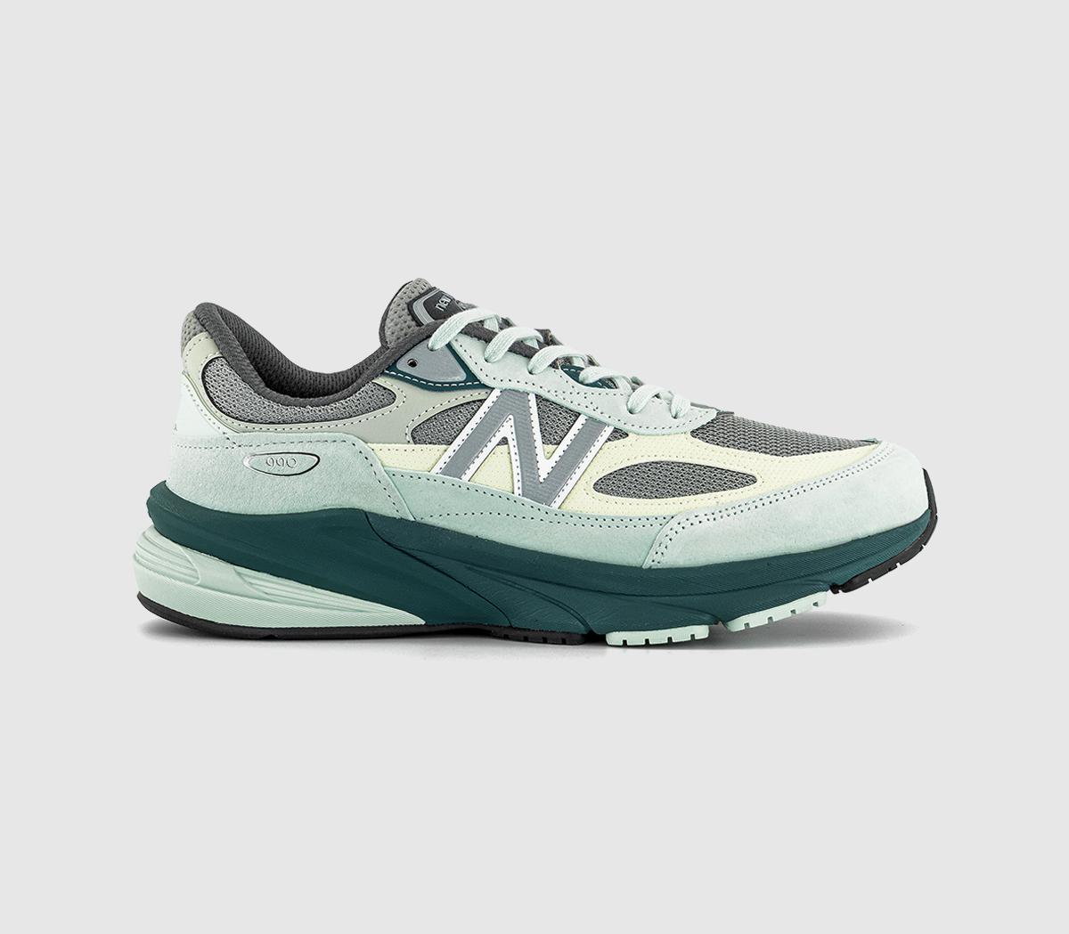 New Balance990v6 TrainersGreen Grey