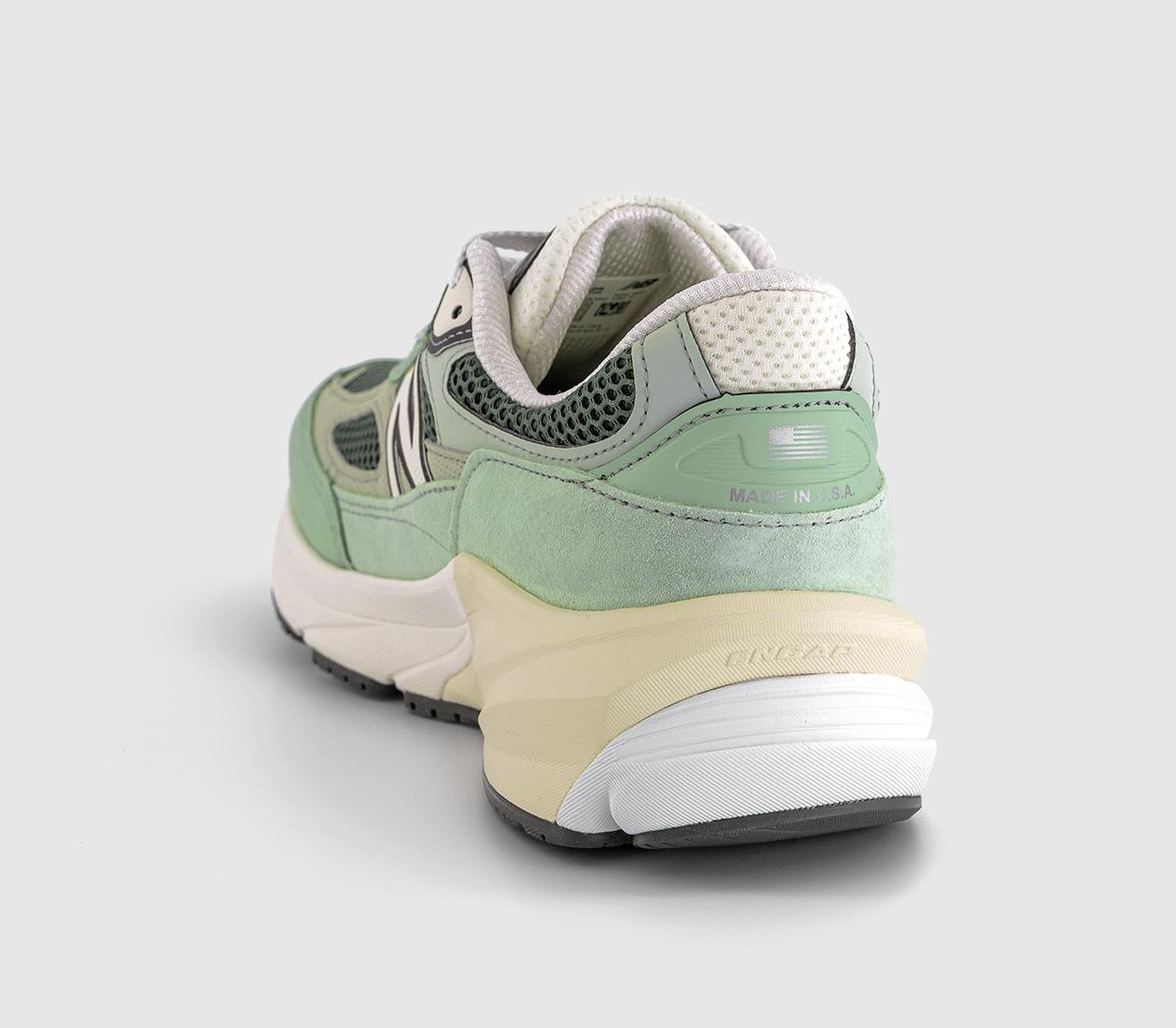 New Balance990V6 TrainersLime Green White