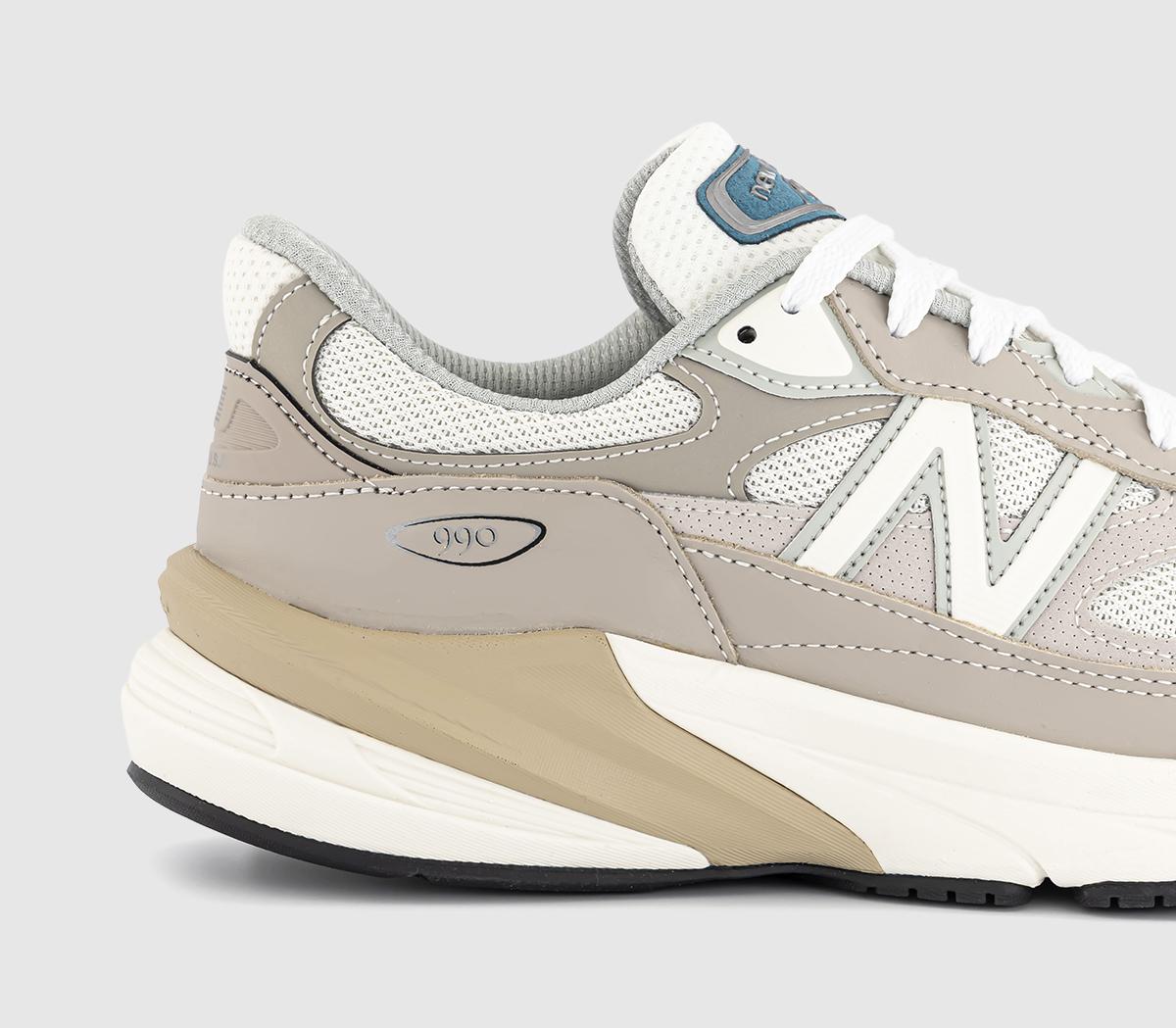 New Balance990V6 Made in USA TrainersBeige White Brown