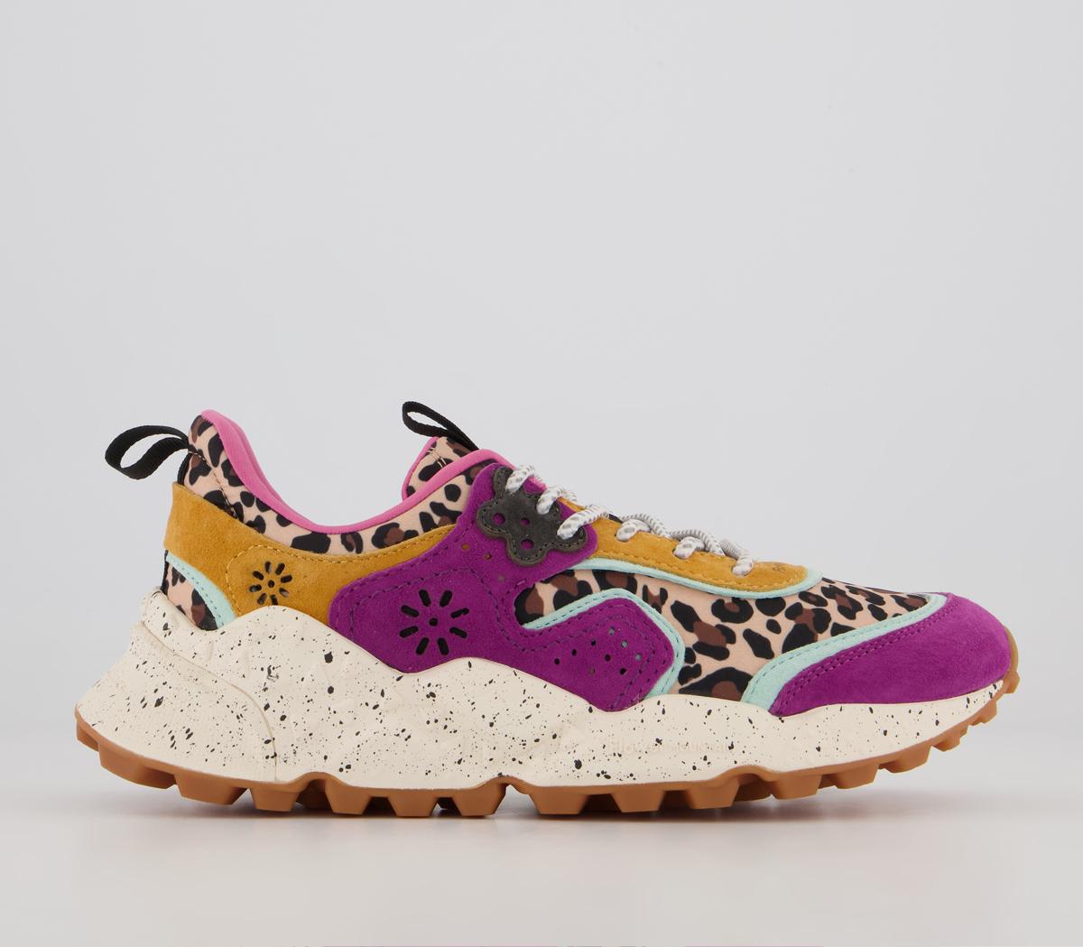 Flower MountainKotetsu Trainers WViolet Brown