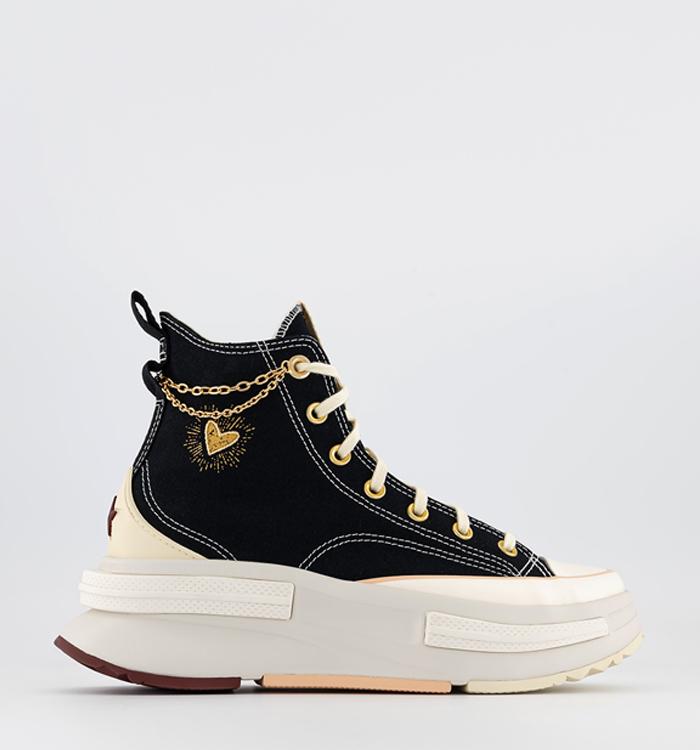 Converse Run Star Legacy Valentine's Trainers Black Egret Back Ally Brick