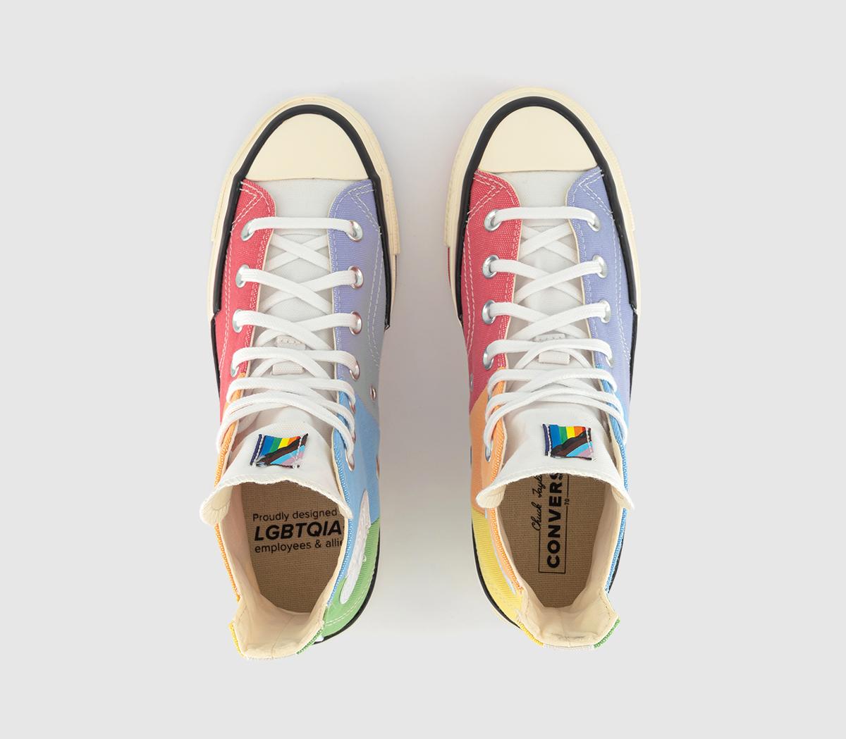 ConverseChuck 70 Plus Trainers Pink Fuel Orange Butter Yellow