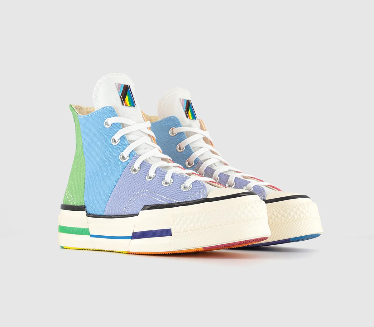 ConverseChuck 70 Plus Trainers Pink Fuel Orange Butter Yellow
